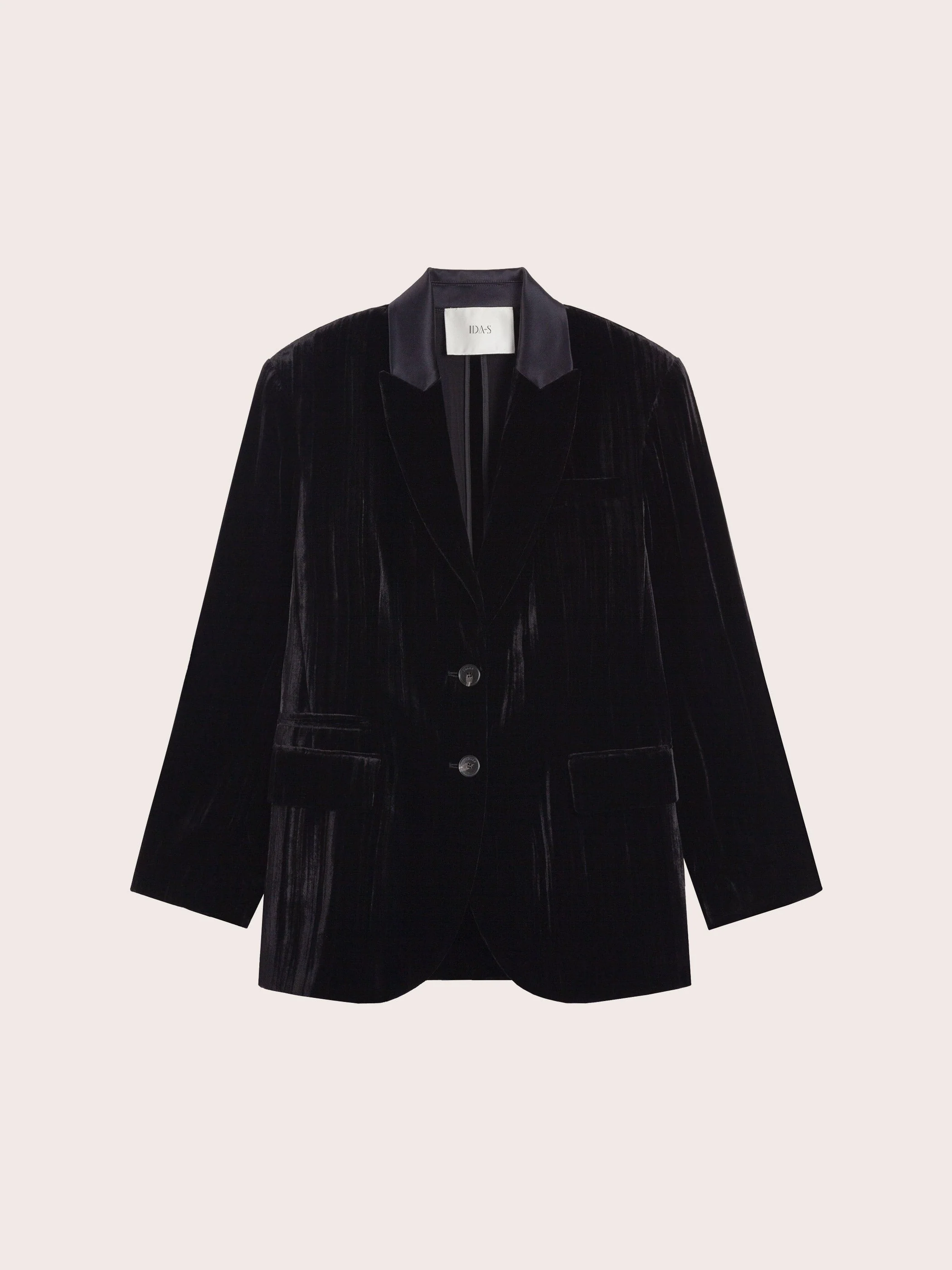 ALINA BUTTON FRONT VELVET BLAZER - Image 6