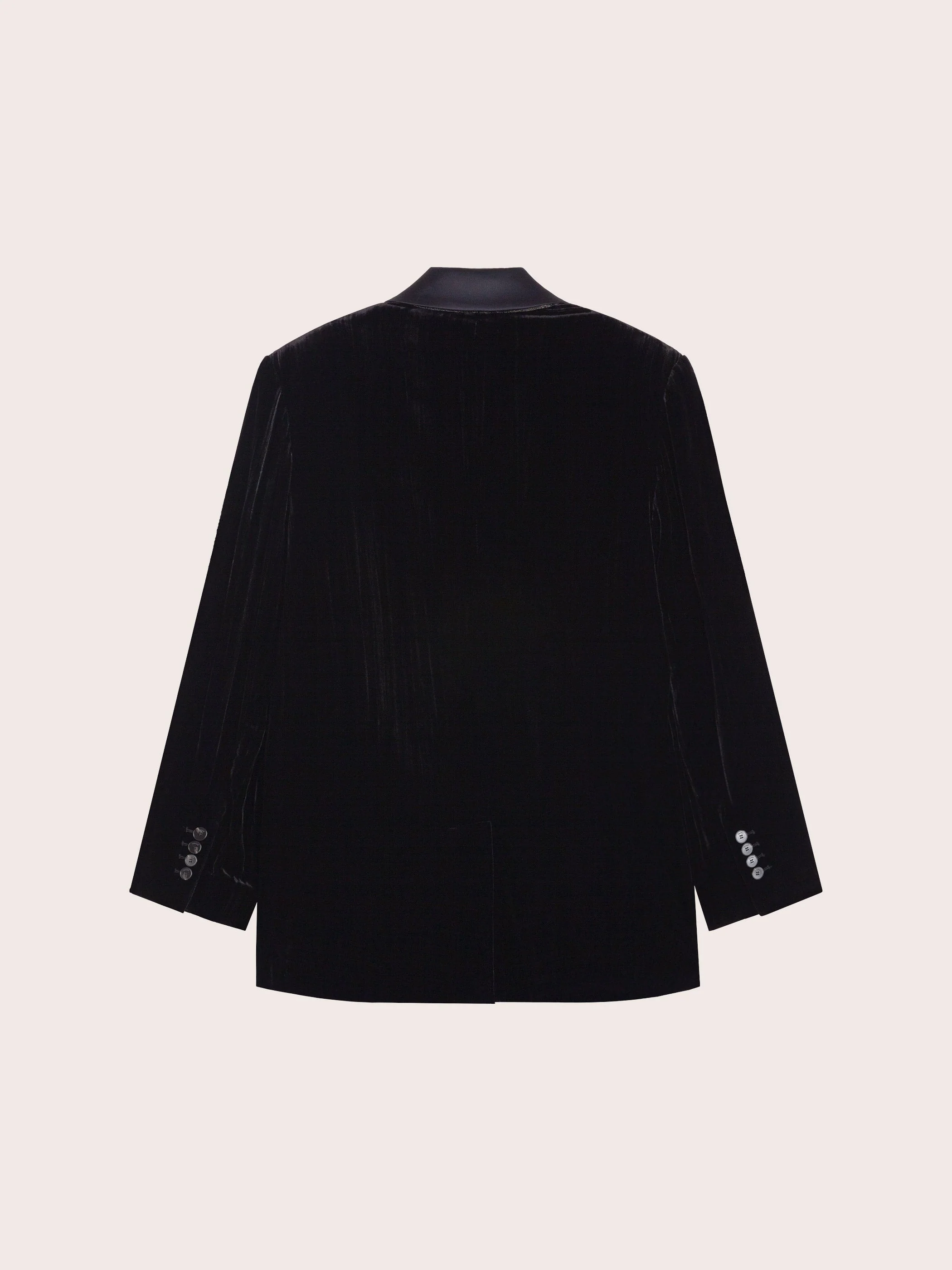ALINA BUTTON FRONT VELVET BLAZER - Image 7
