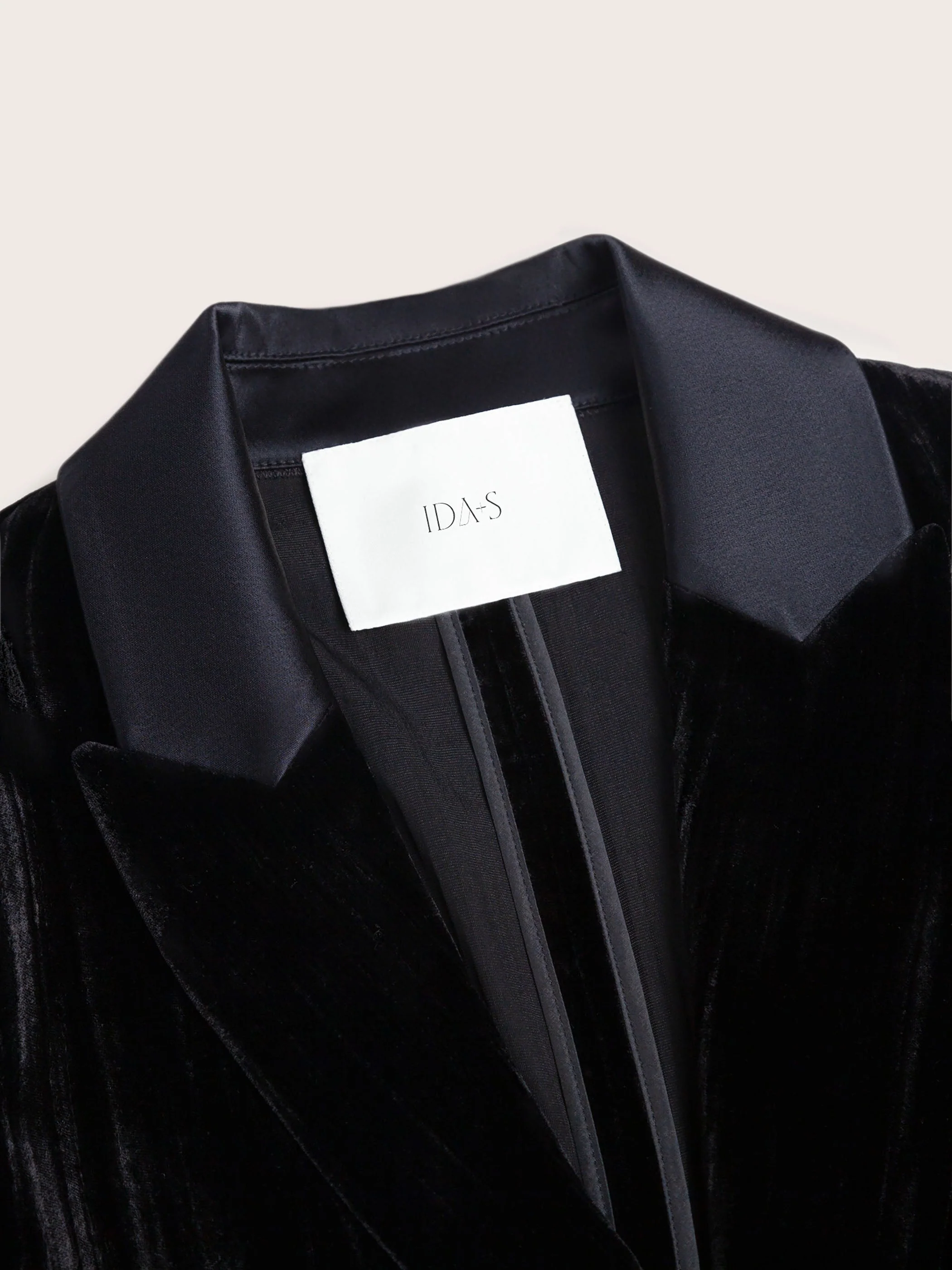 ALINA BUTTON FRONT VELVET BLAZER - Image 8