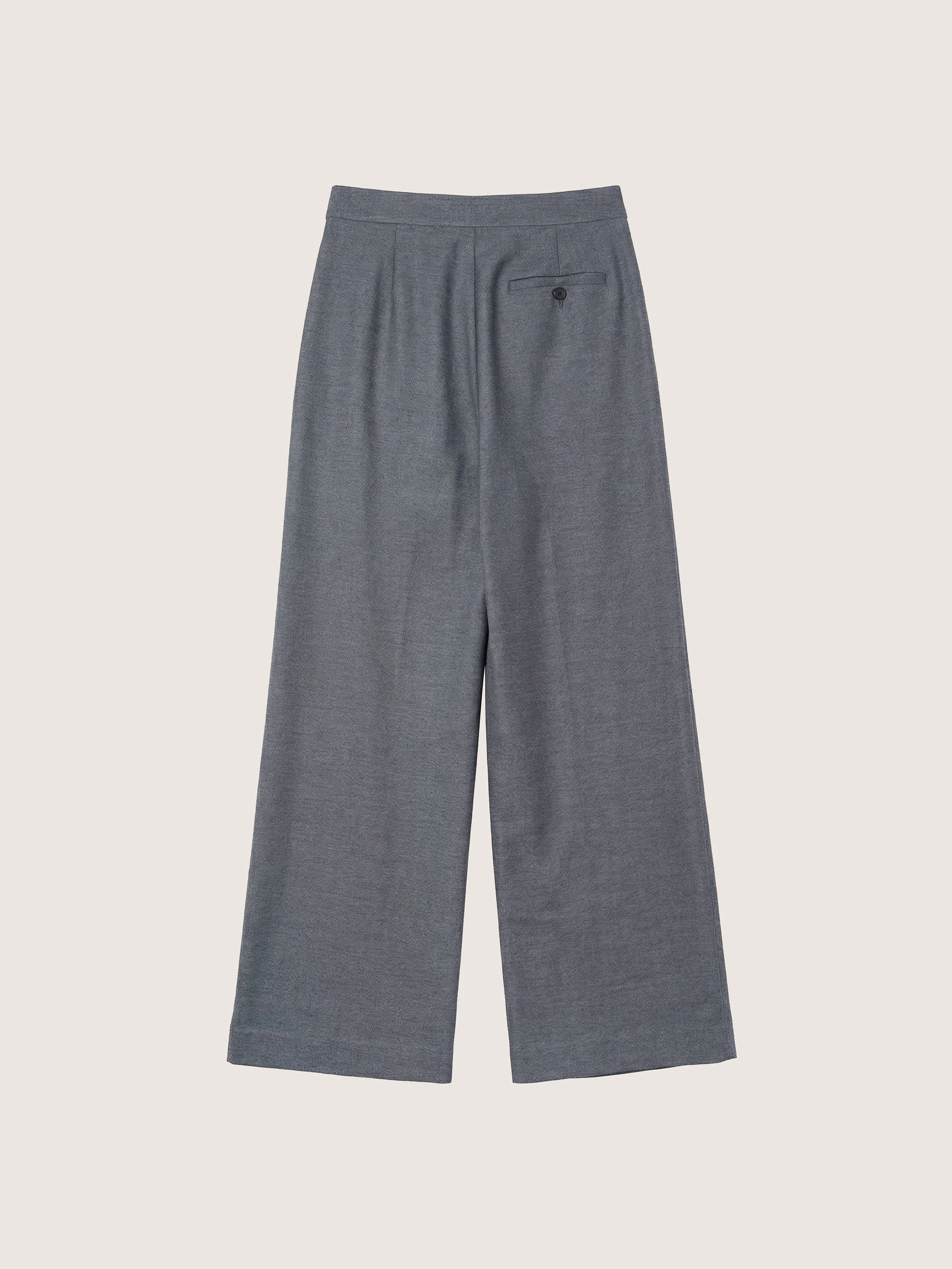 Amira Asymmetrical Pleated Trousers - Image 8