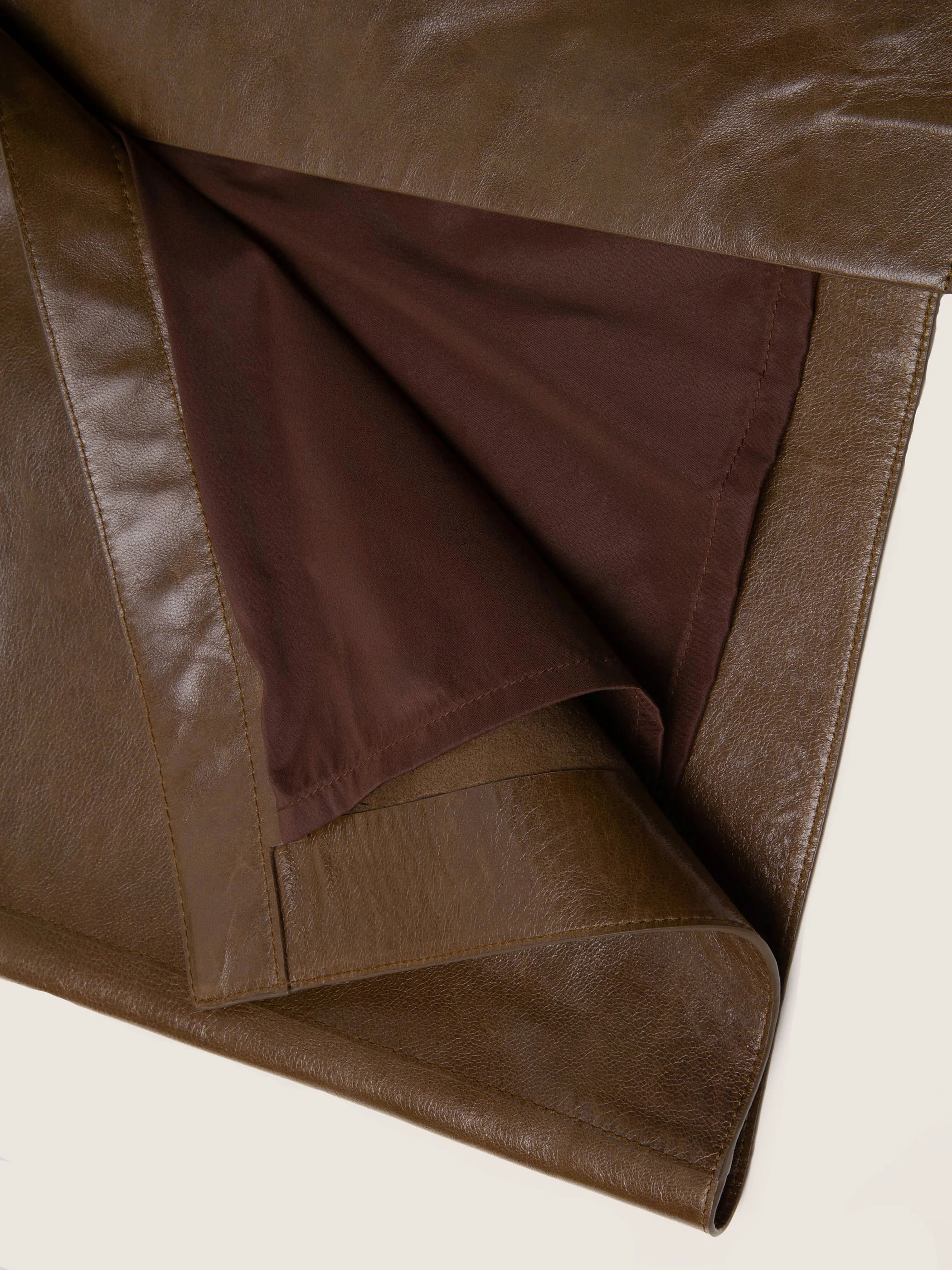 Arden Leather Pencil Skirt - Image 10