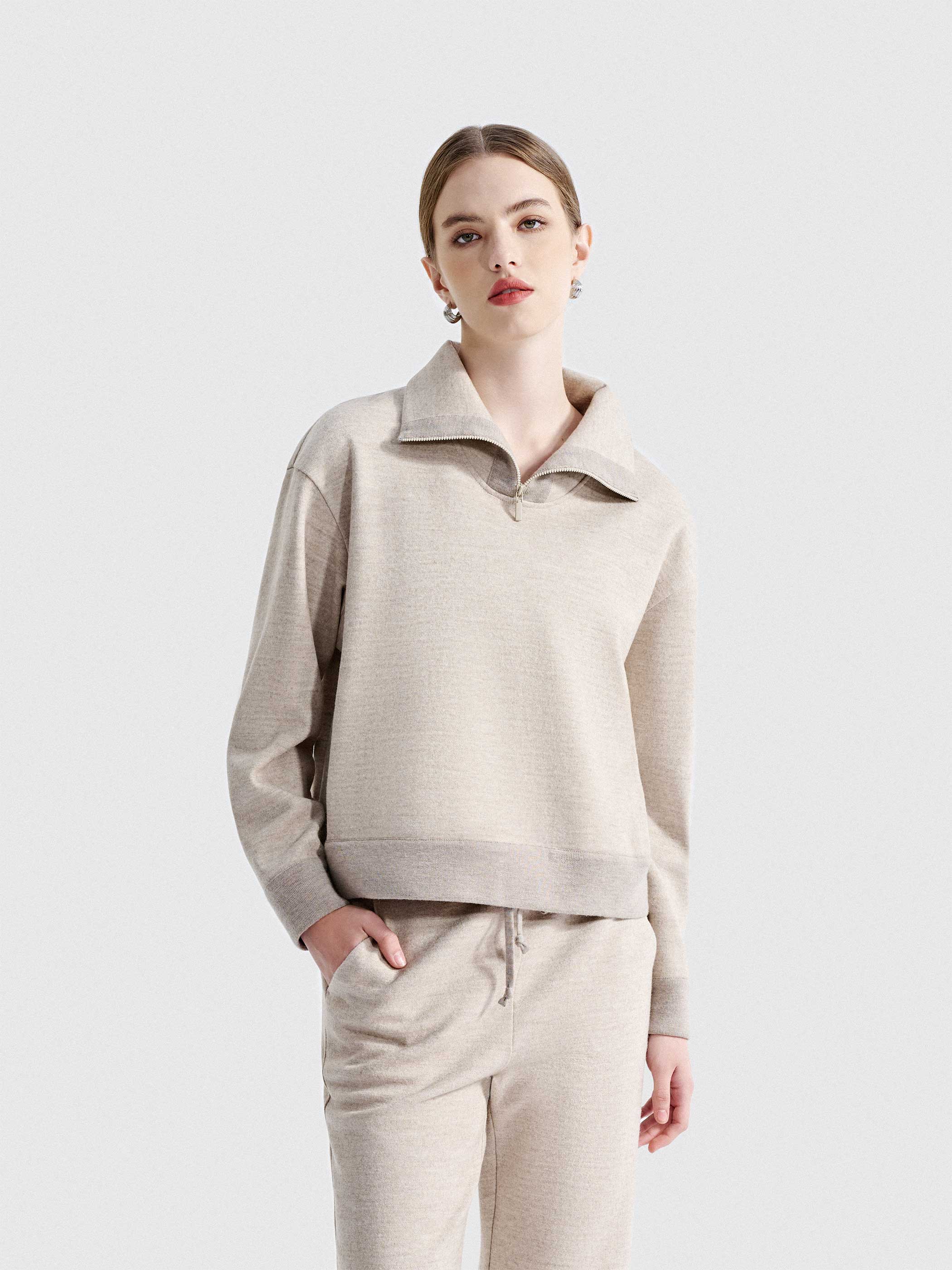 ARIA WOOL/COTTON LOOSE KNIT - Image 4