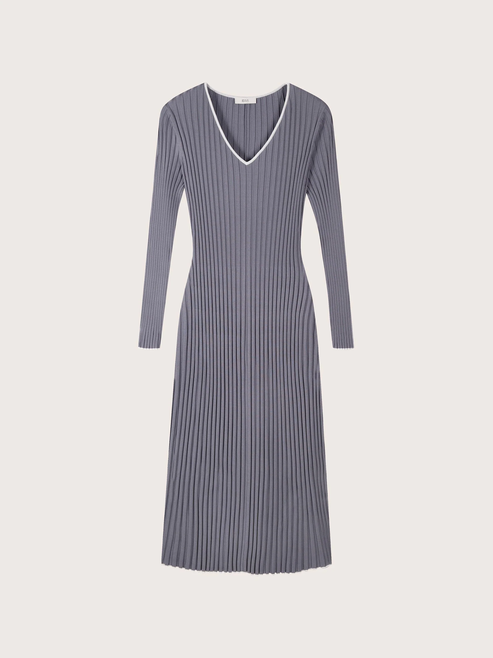 ASHA V NECK KNIT DRESS - Image 7