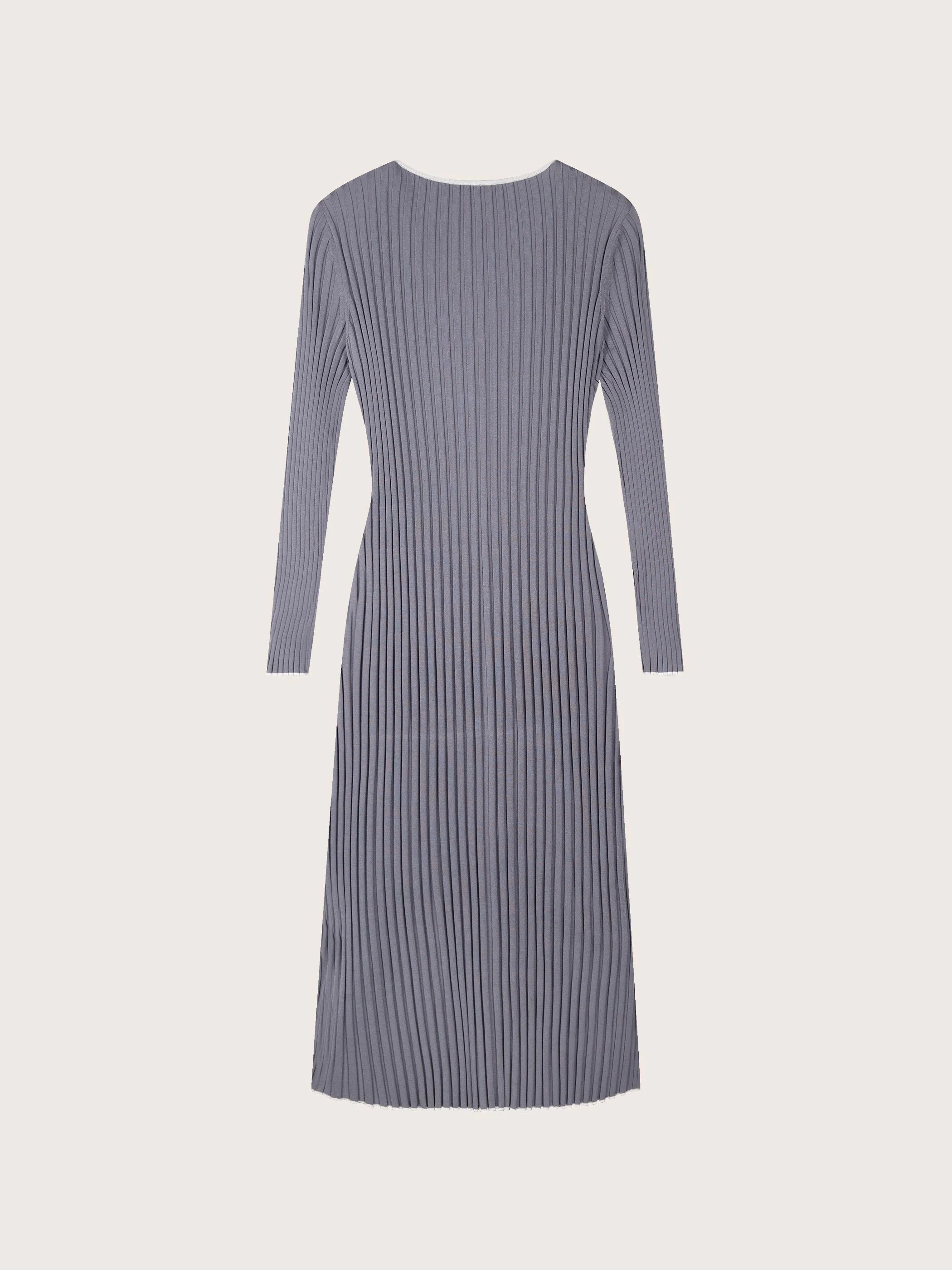 ASHA V NECK KNIT DRESS - Image 8