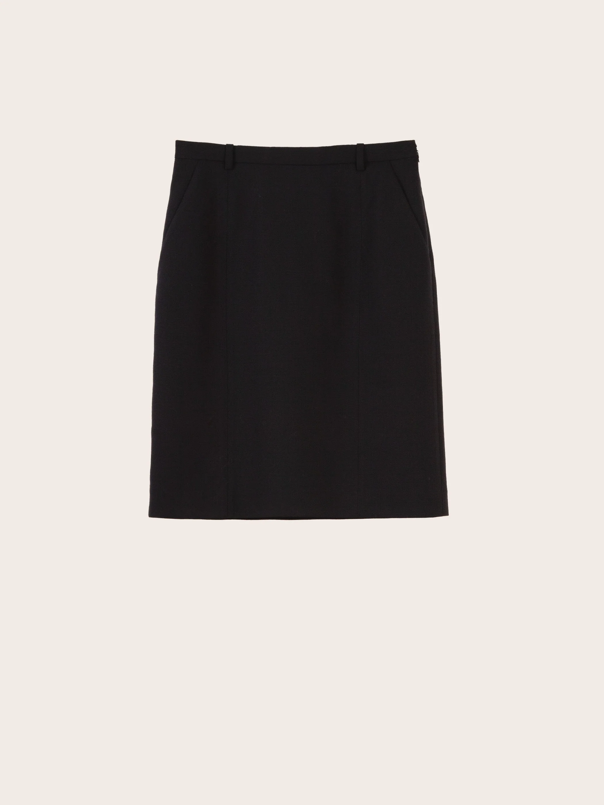 Arden Tailored Wool Skirt - Image 4