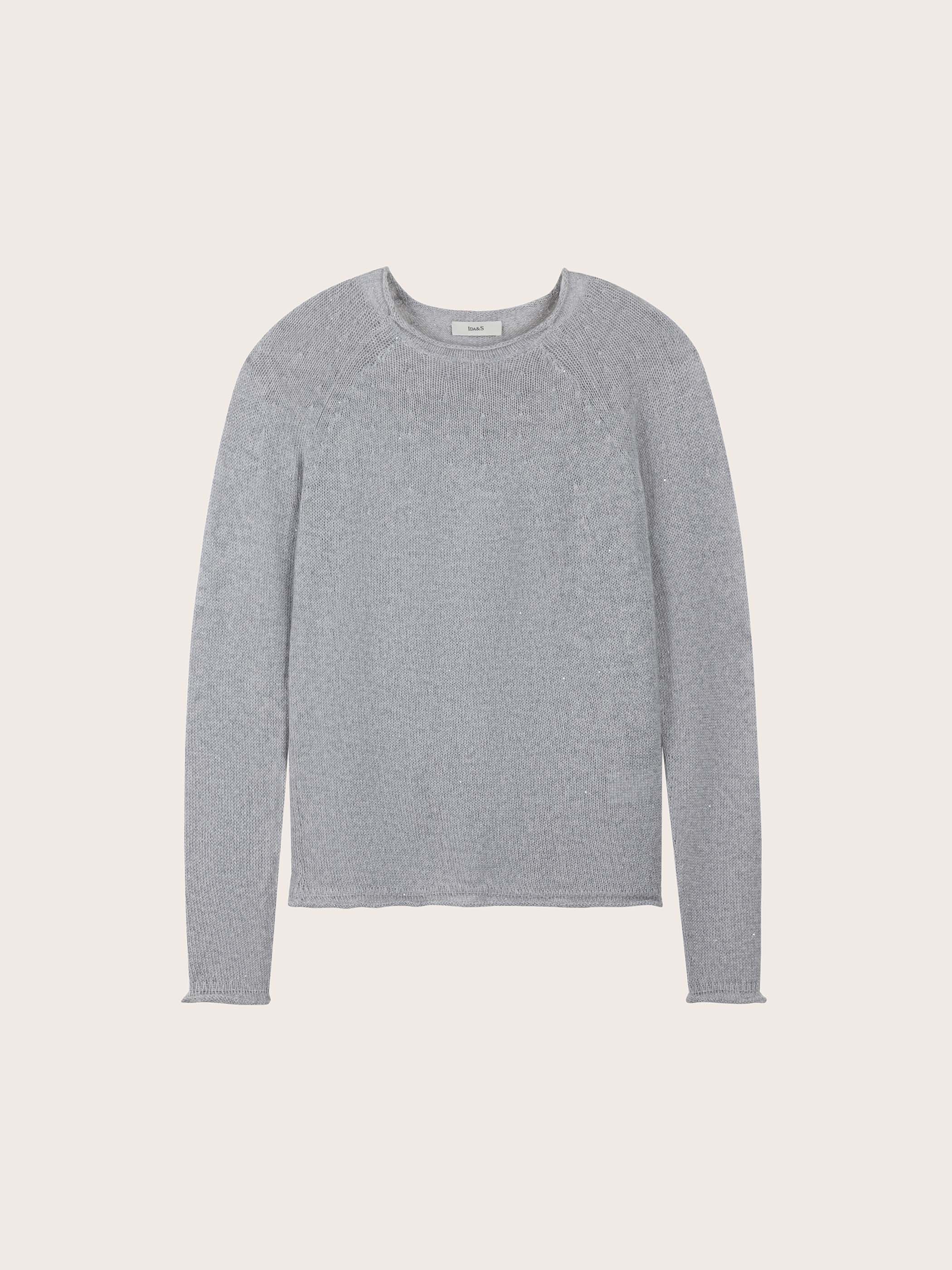 CASHMERE W/ TRIM DETAIL SWEATER - Image 11