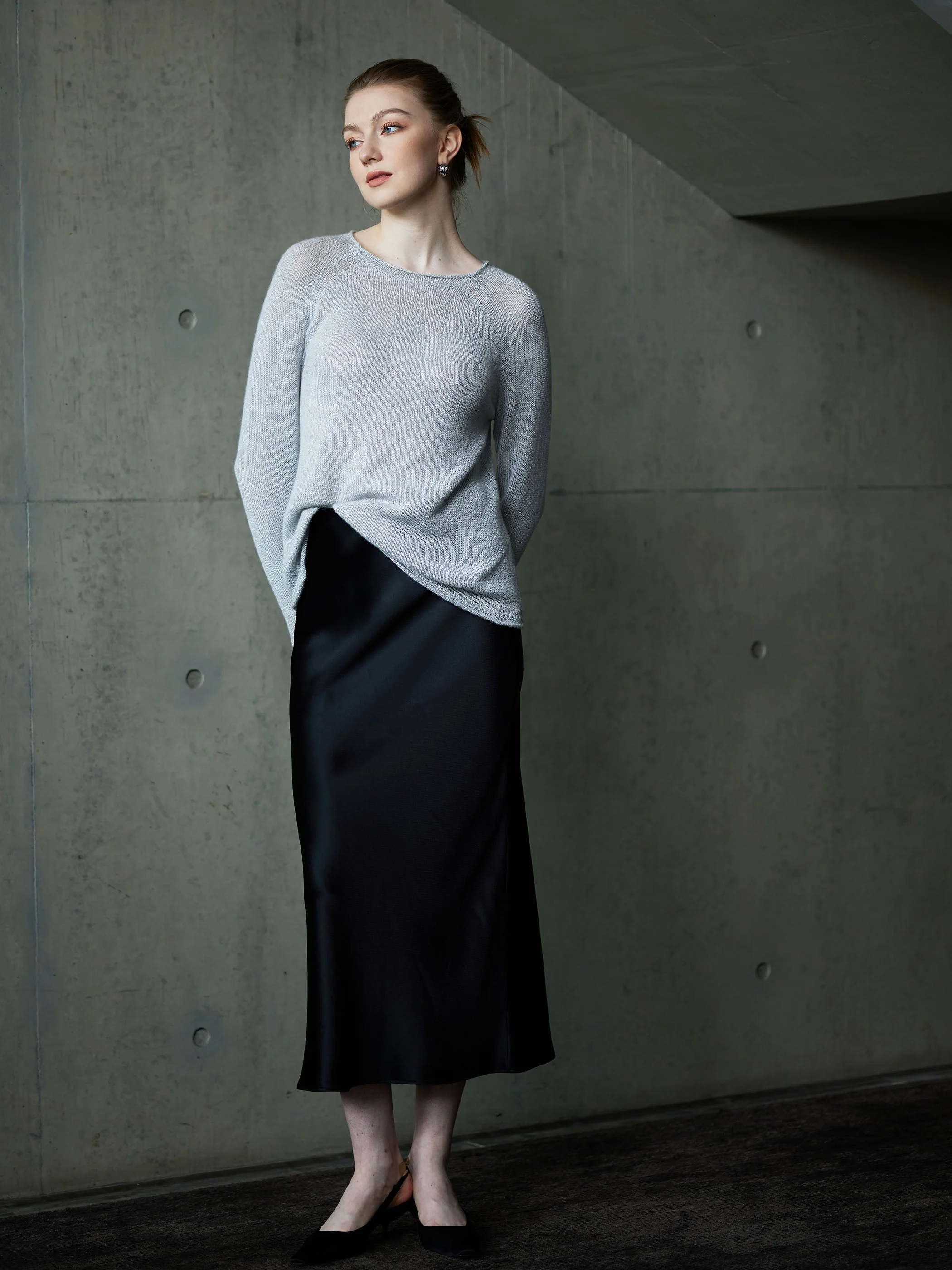 CASHMERE W/ TRIM DETAIL SWEATER - Image 8