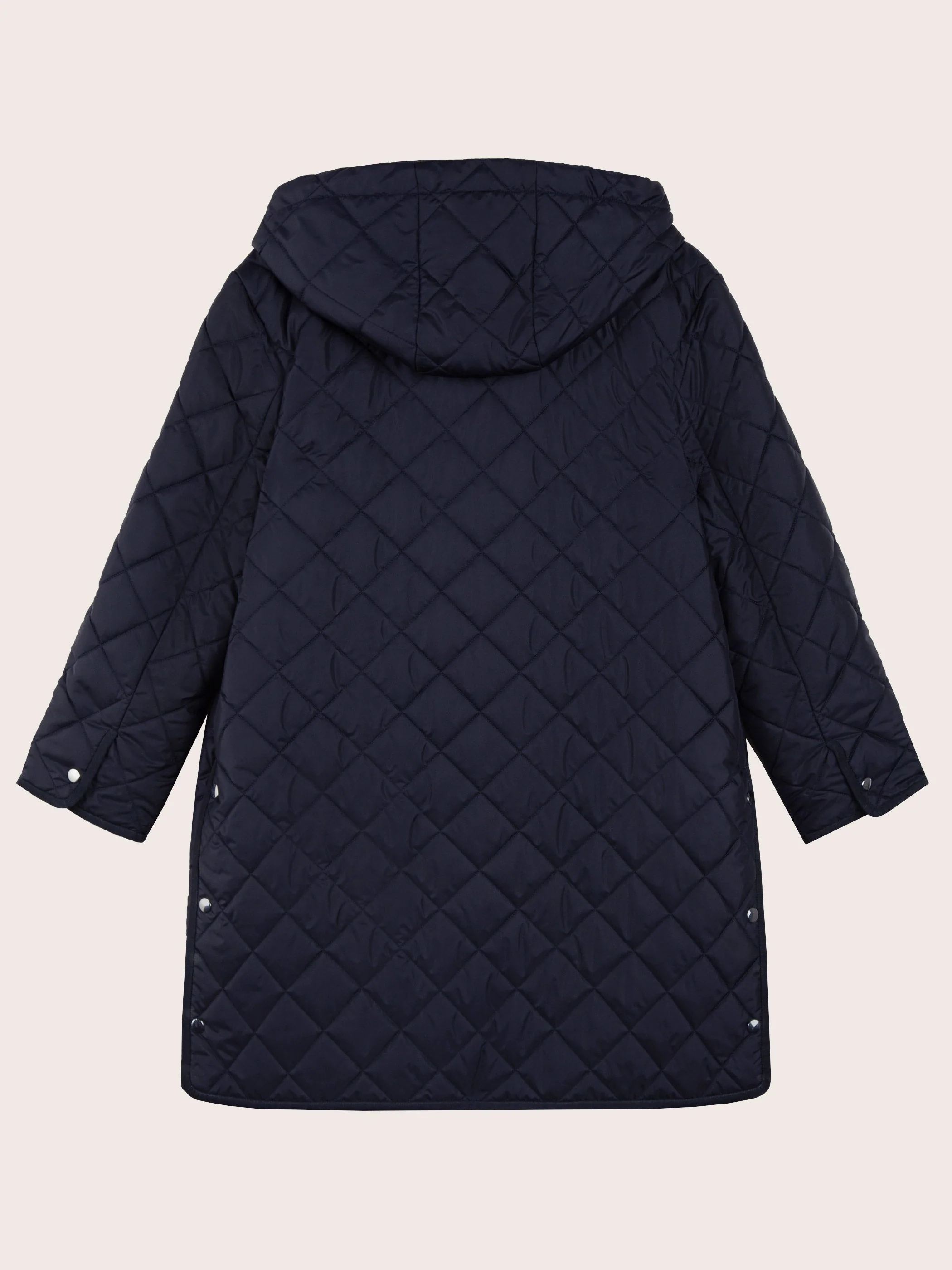 CELESTE QUILTED WOOL FILLED LONG COAT - Image 8