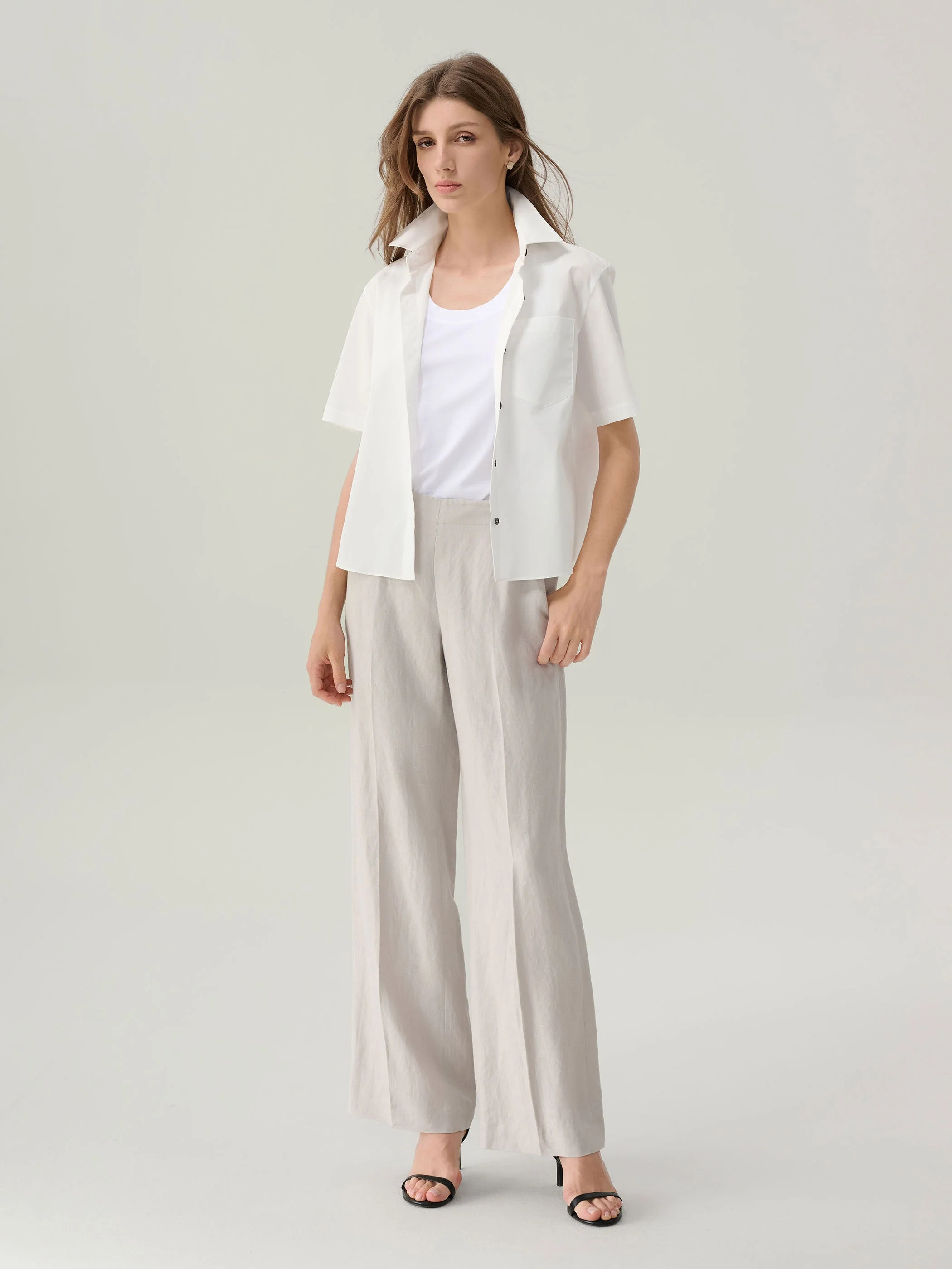 Claire Cotton Button Down Top