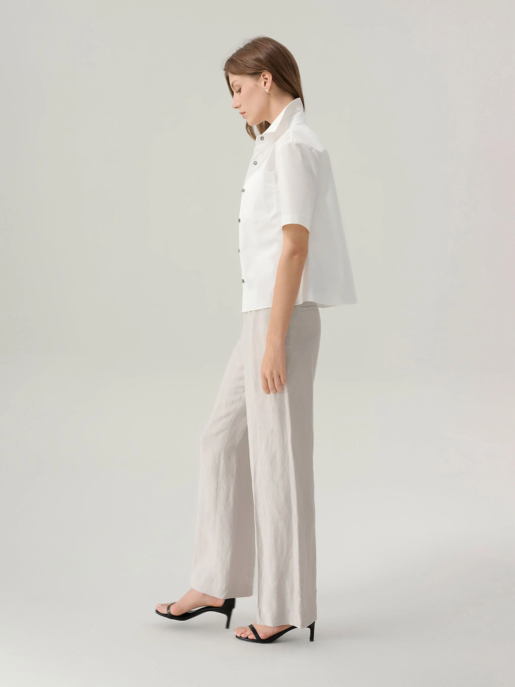 Claire Cotton Button Down Top - Image 2
