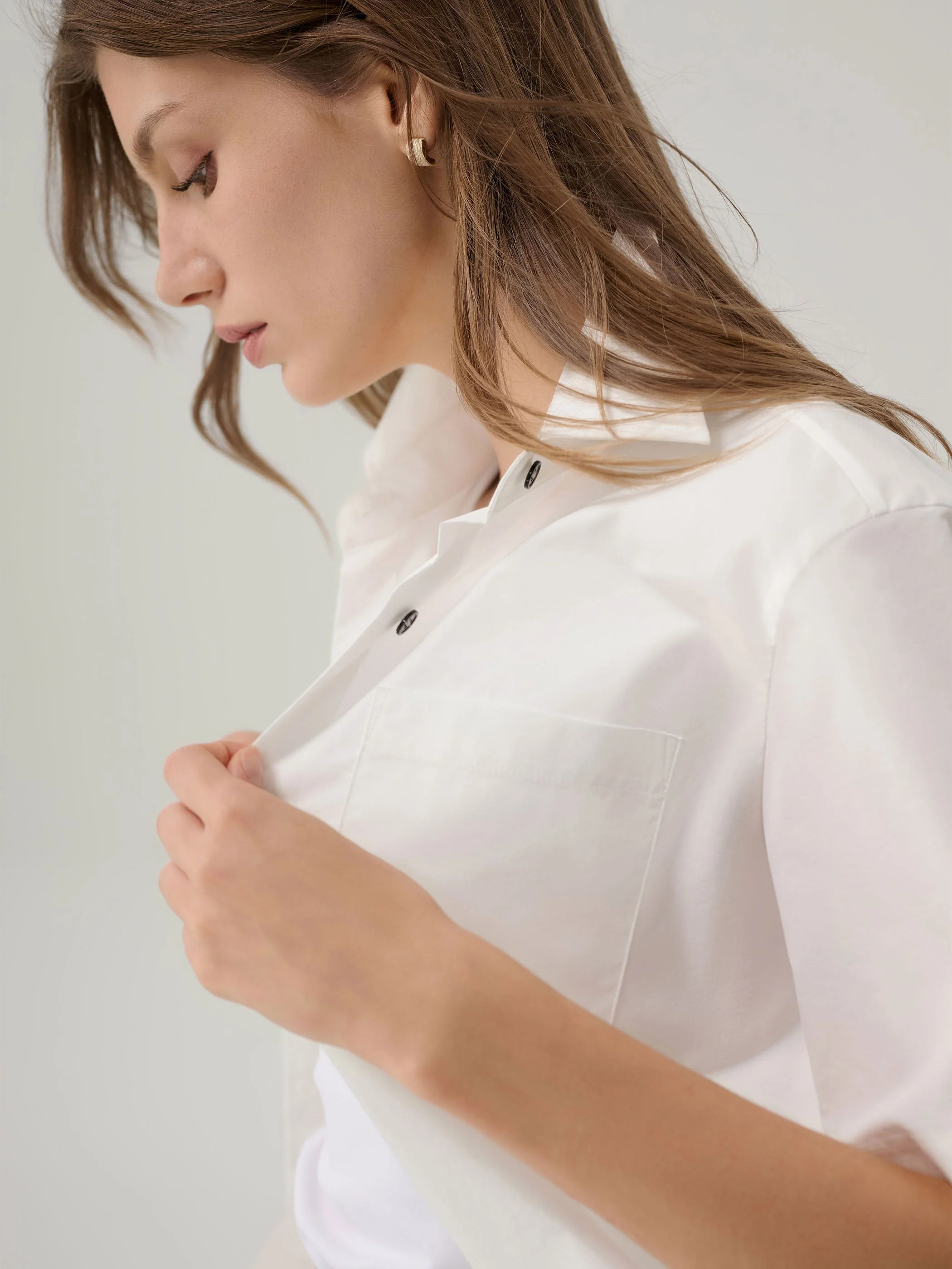 Claire Cotton Button Down Top - Image 4