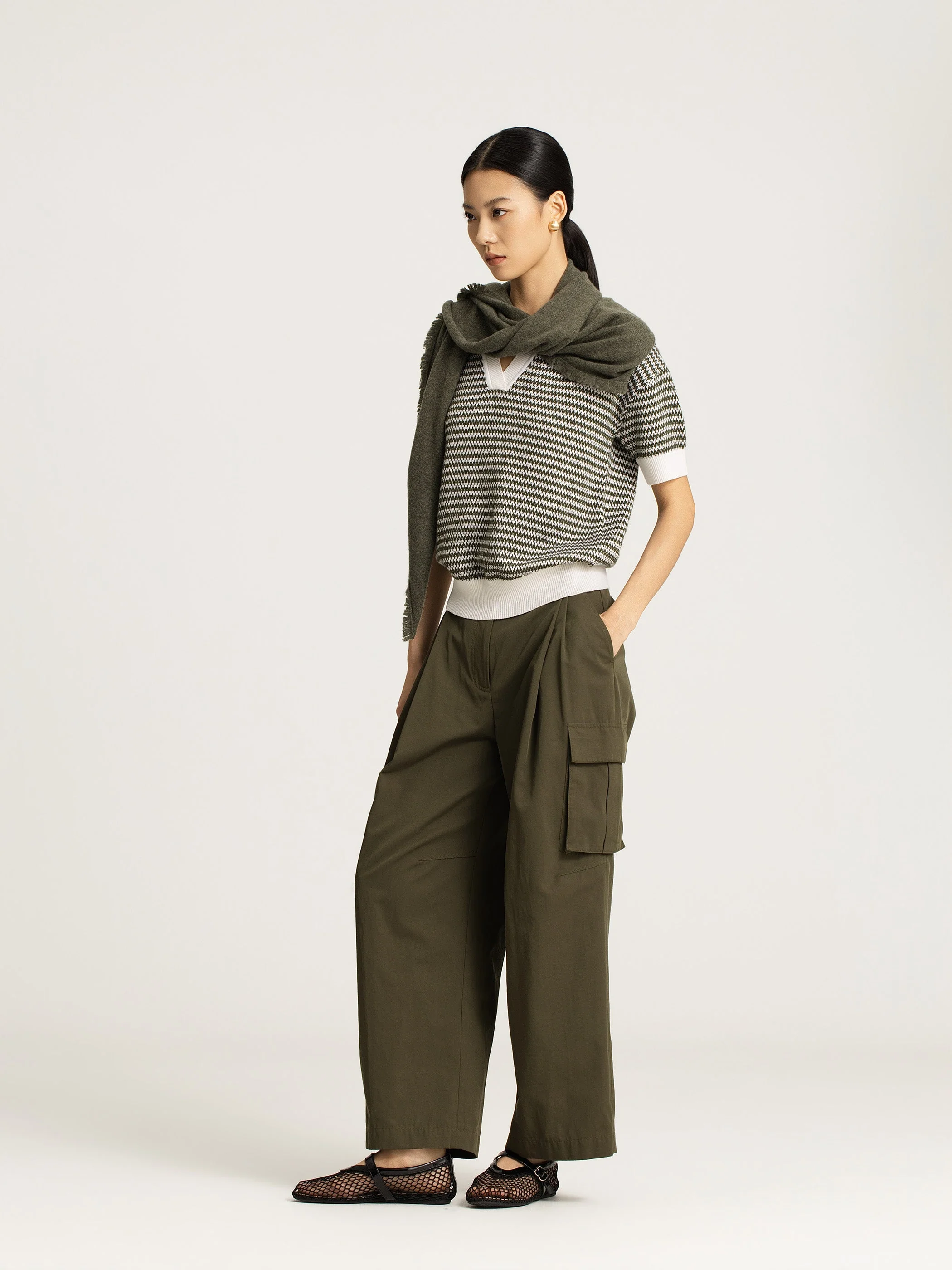 Cleo Merino Silk Short Sleeve Knit - Image 2
