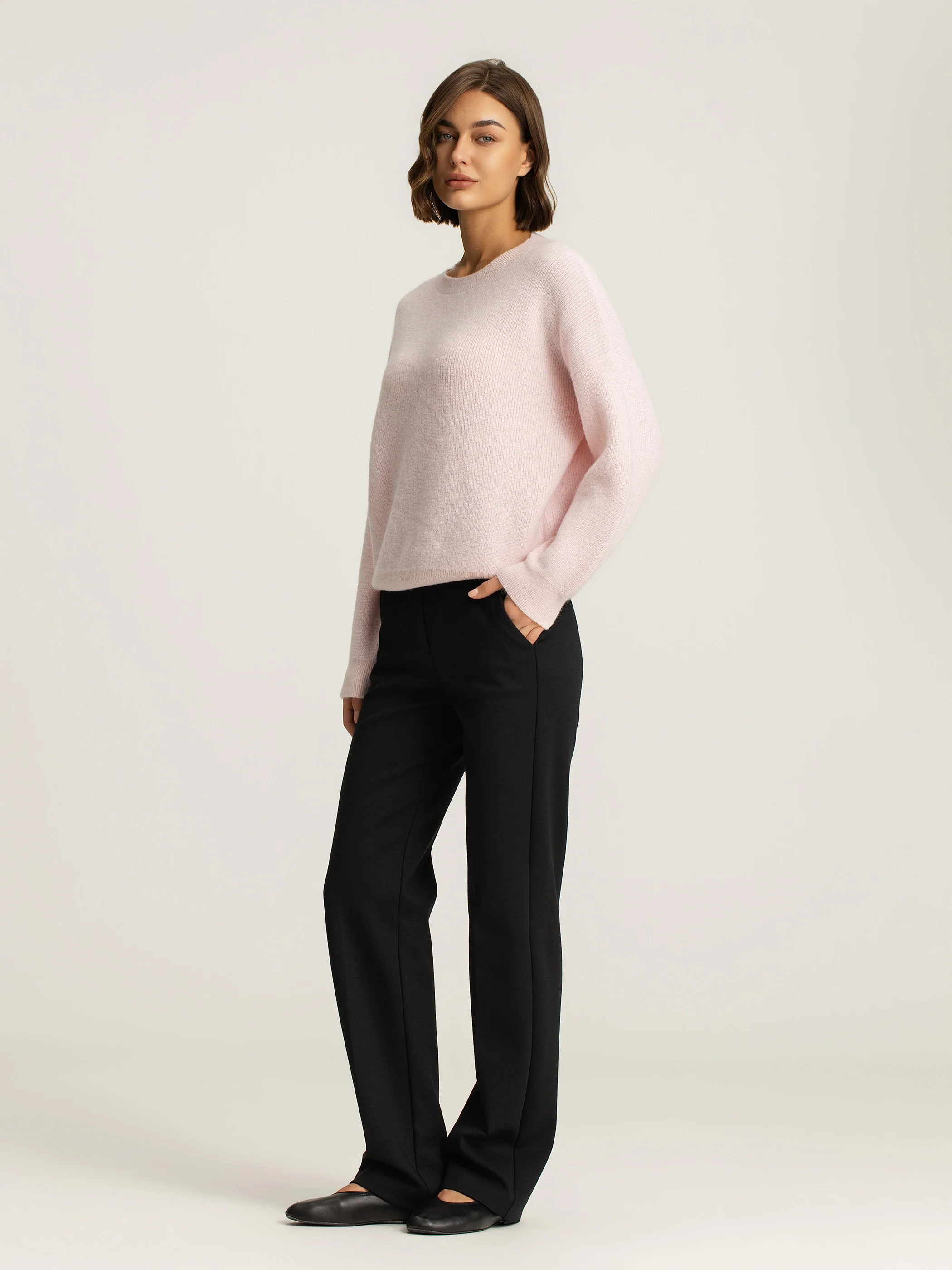 SLOANE ALPACA RELAXED PULLOVER - Image 2