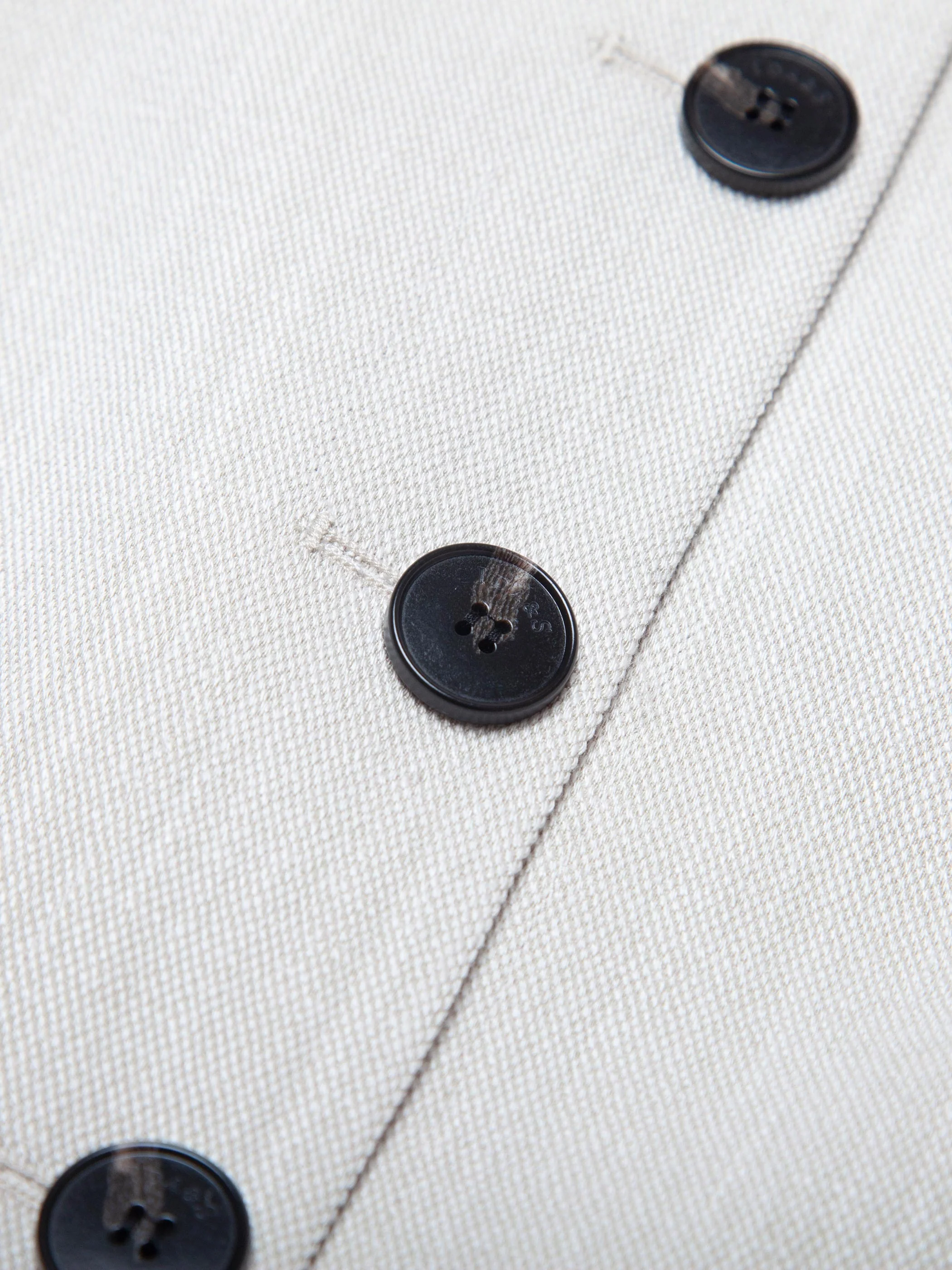 COLLARLESS BUTTONED SUIT JACKET - Image 7