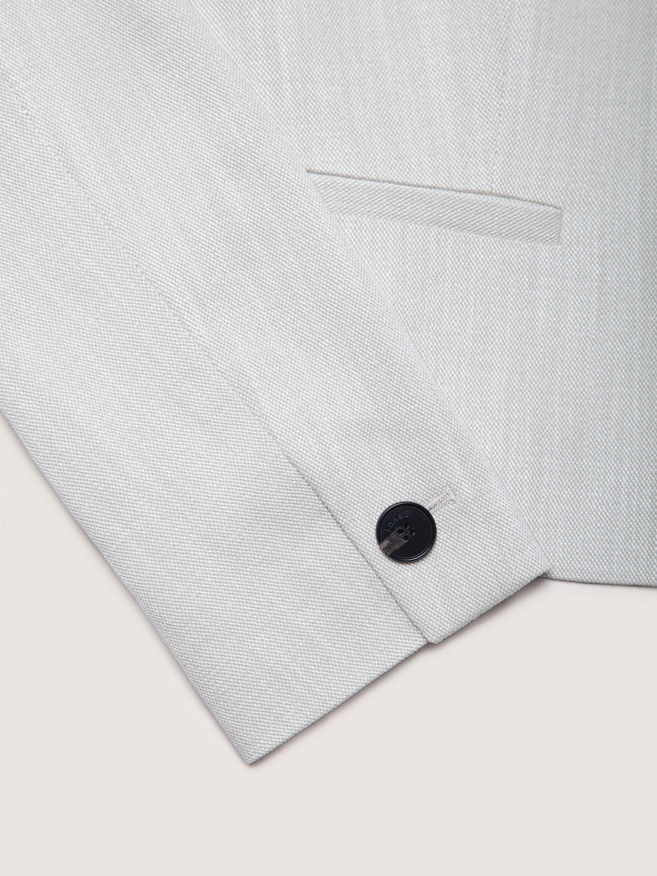 COLLARLESS BUTTONED SUIT JACKET - Image 8