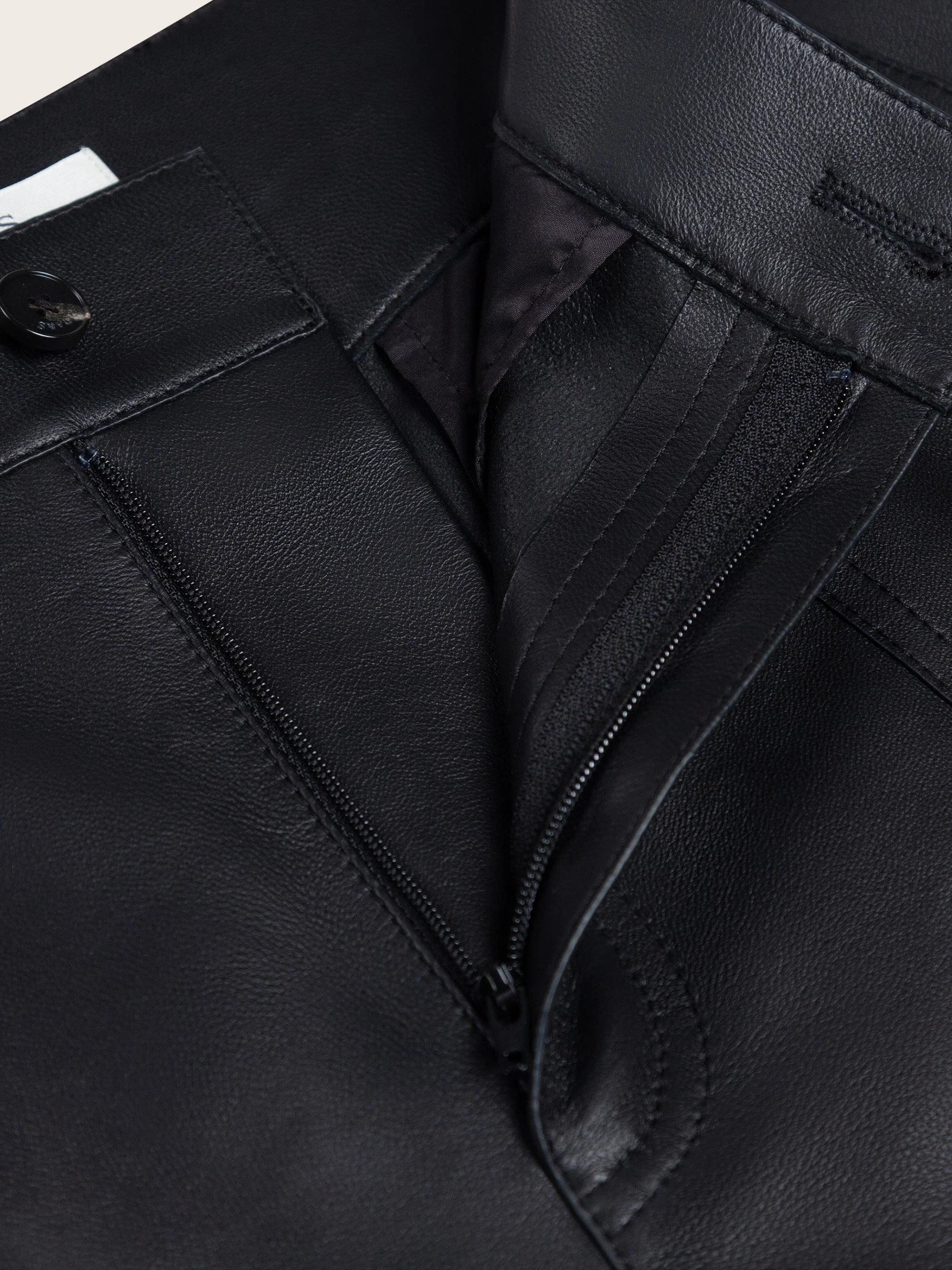 Corin Lambskin Panelled Pants - Image 9