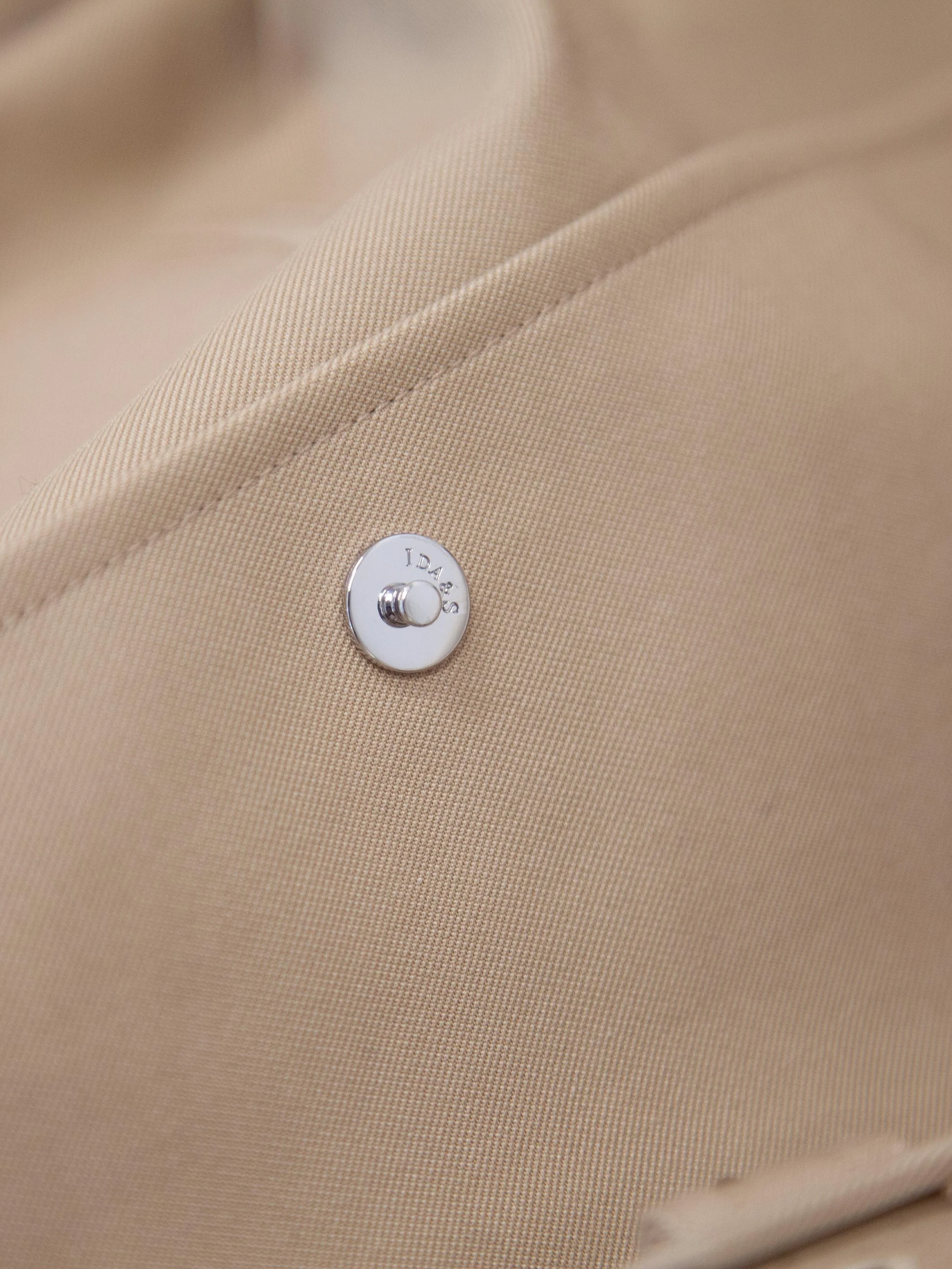 COTTON TWILL TRENCH COAT WITH HARDWARE TRIM - Image 10