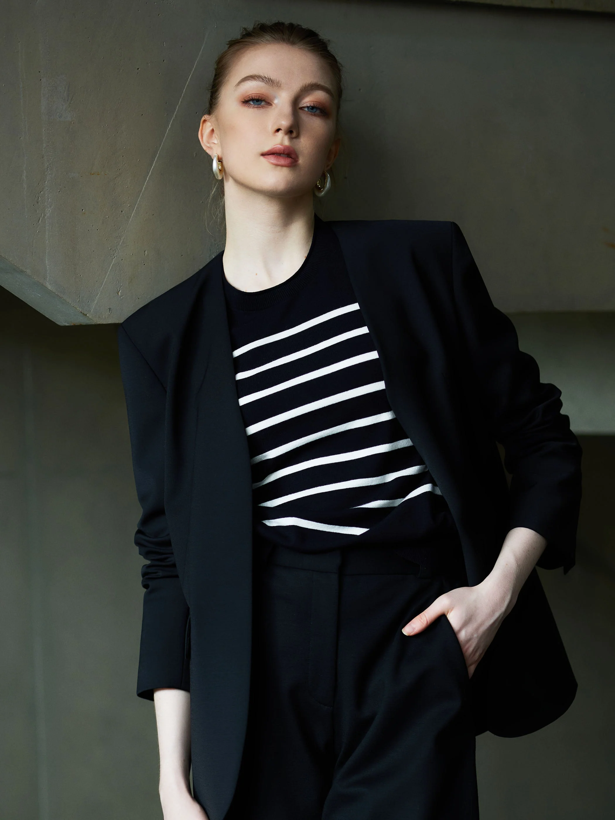 CREW NECK STRIPED SWEATER - Image 5
