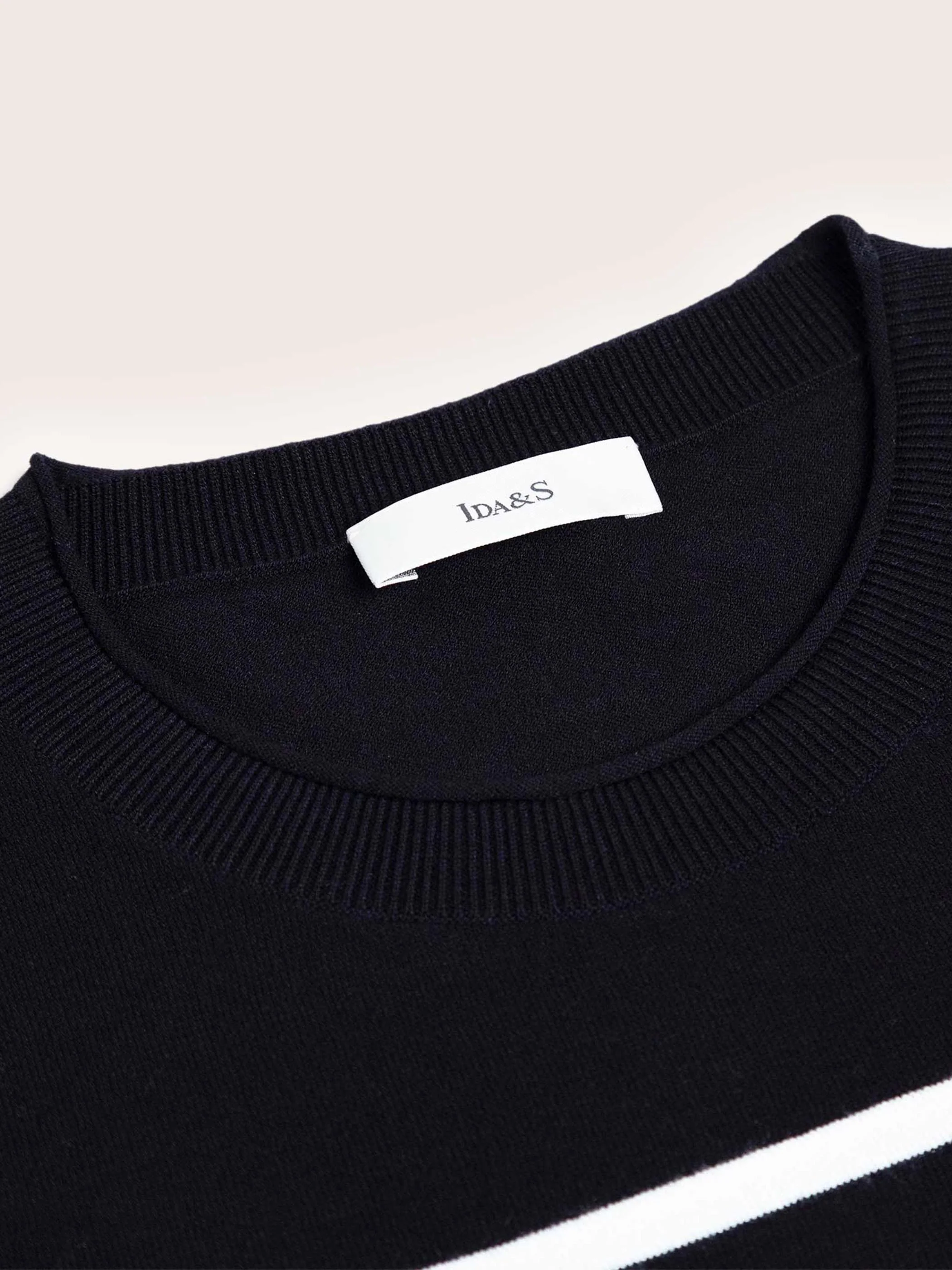 CREW NECK STRIPED SWEATER - Image 9