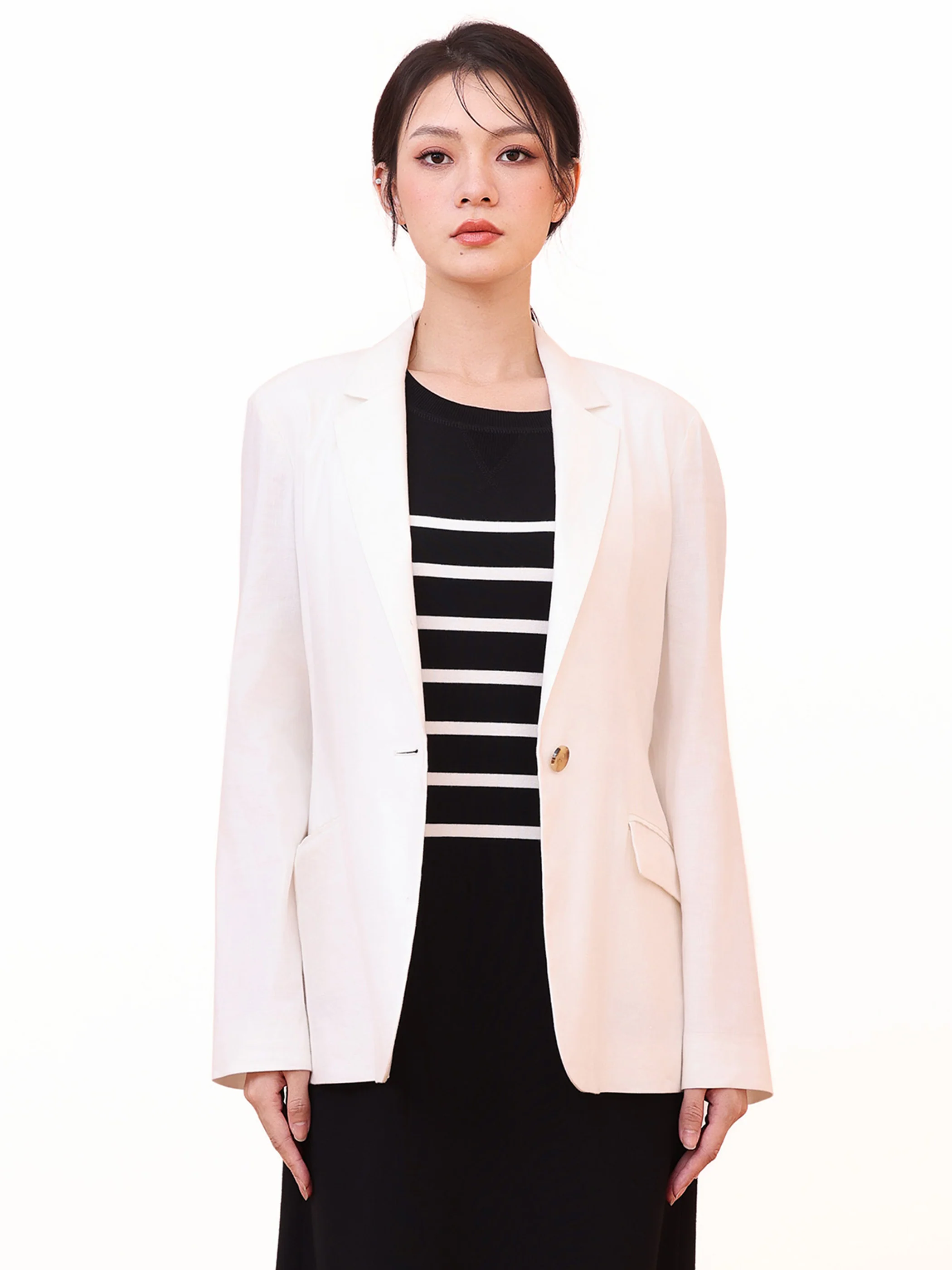 LINEN TAILORED BLAZER