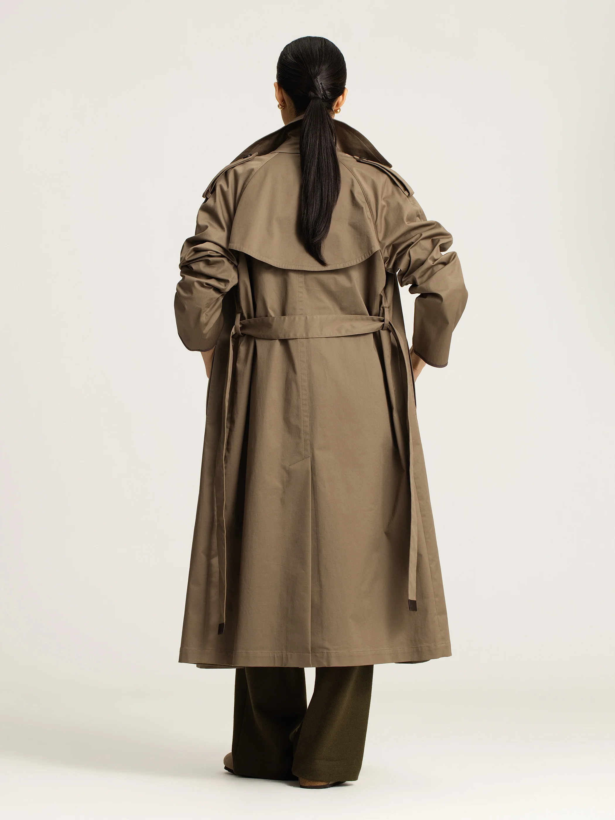 Delphine Cotton Trench Coat - Image 5