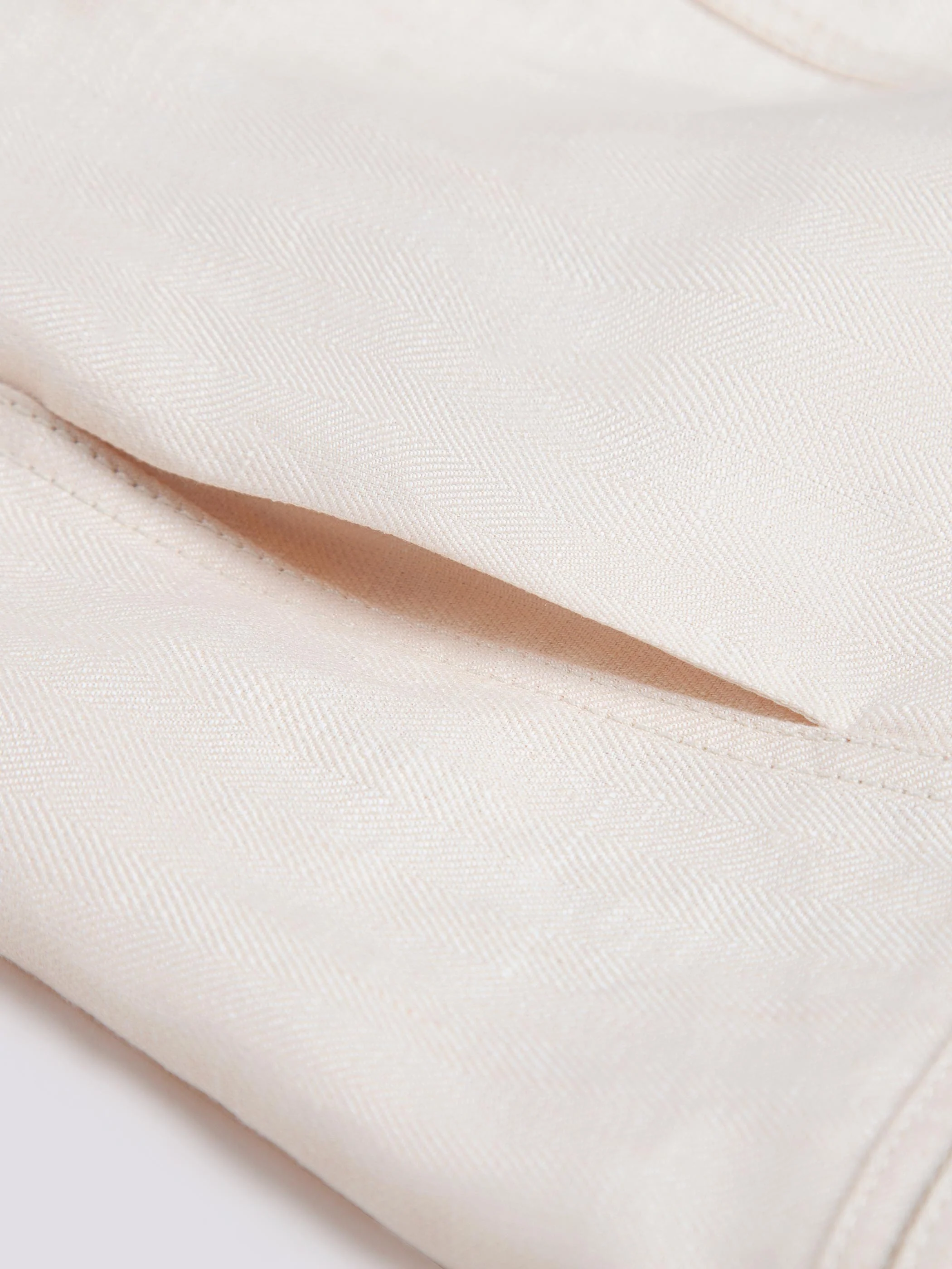 DROPPED SHOULDER LINEN OVERSIZED JACKET - Image 10