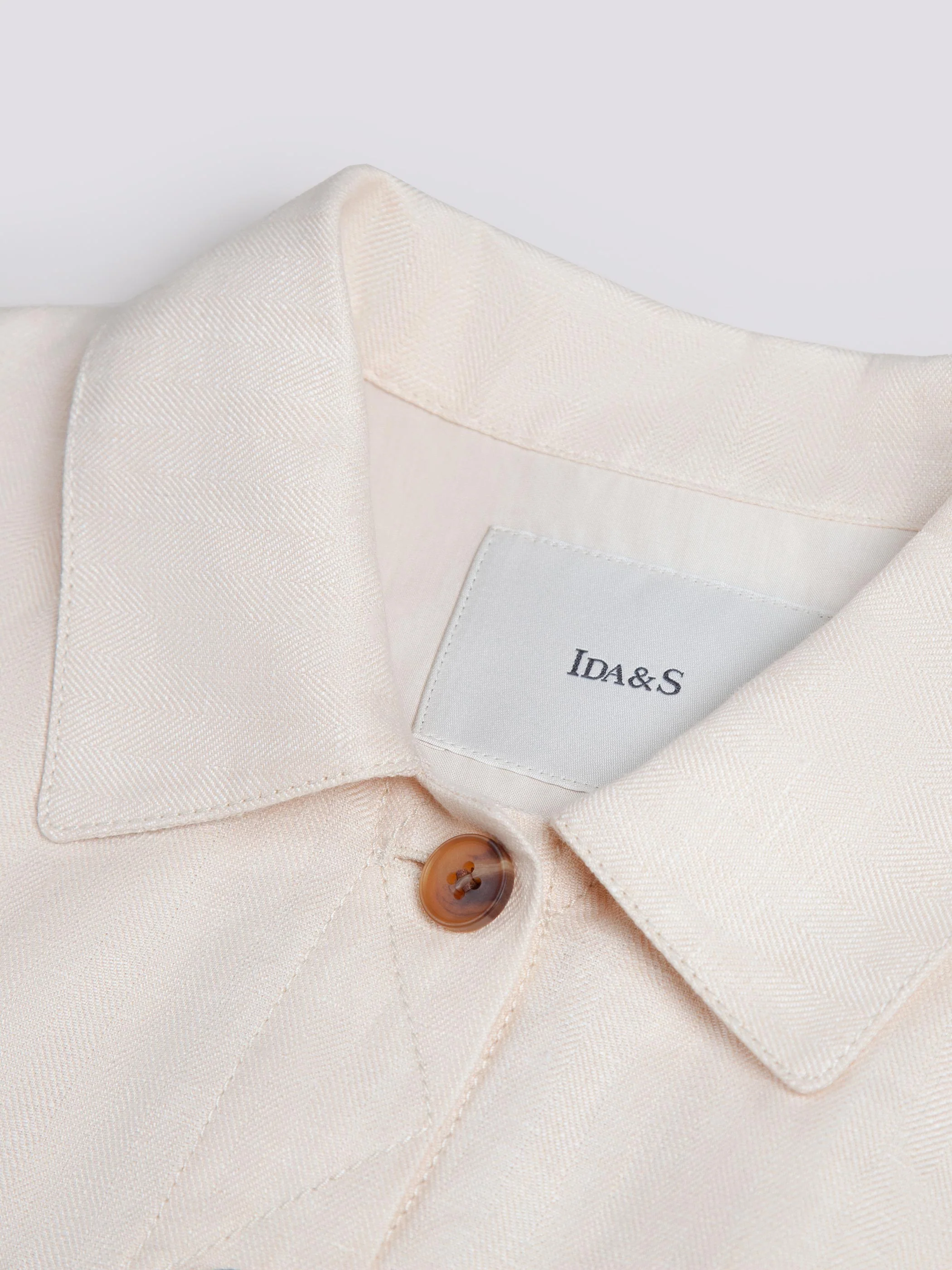 DROPPED SHOULDER LINEN OVERSIZED JACKET - Image 7