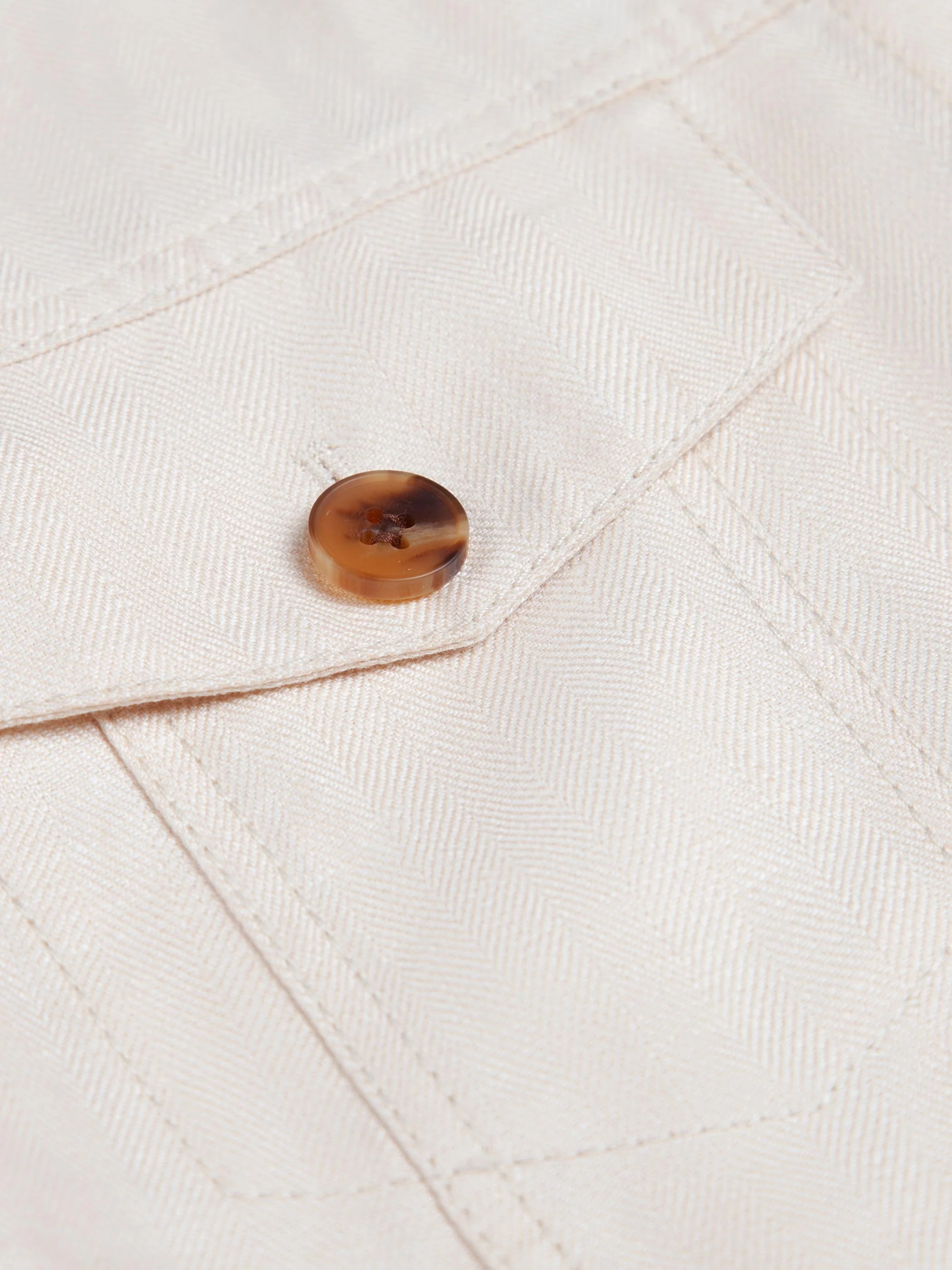 DROPPED SHOULDER LINEN OVERSIZED JACKET - Image 8