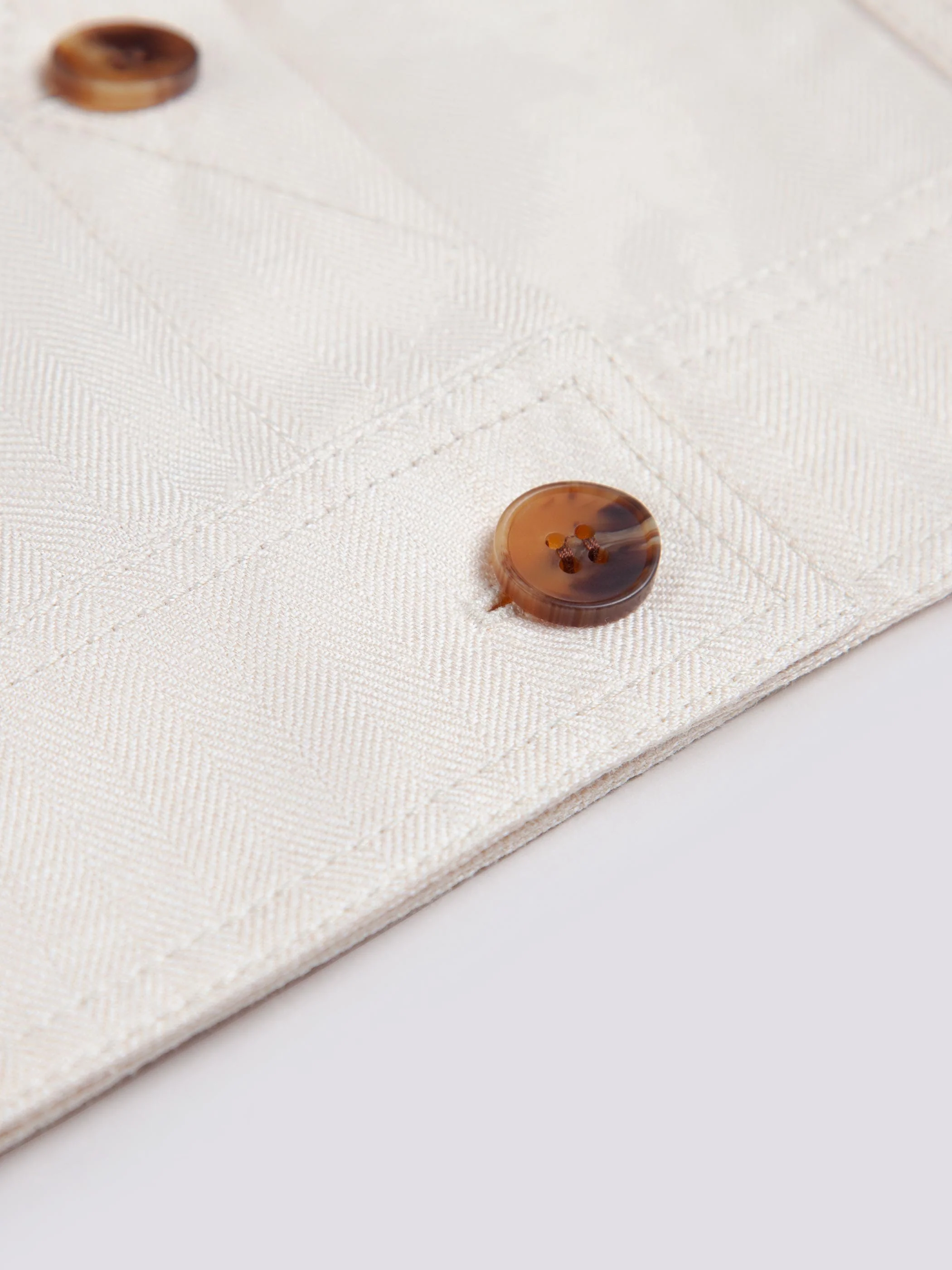 DROPPED SHOULDER LINEN OVERSIZED JACKET - Image 9