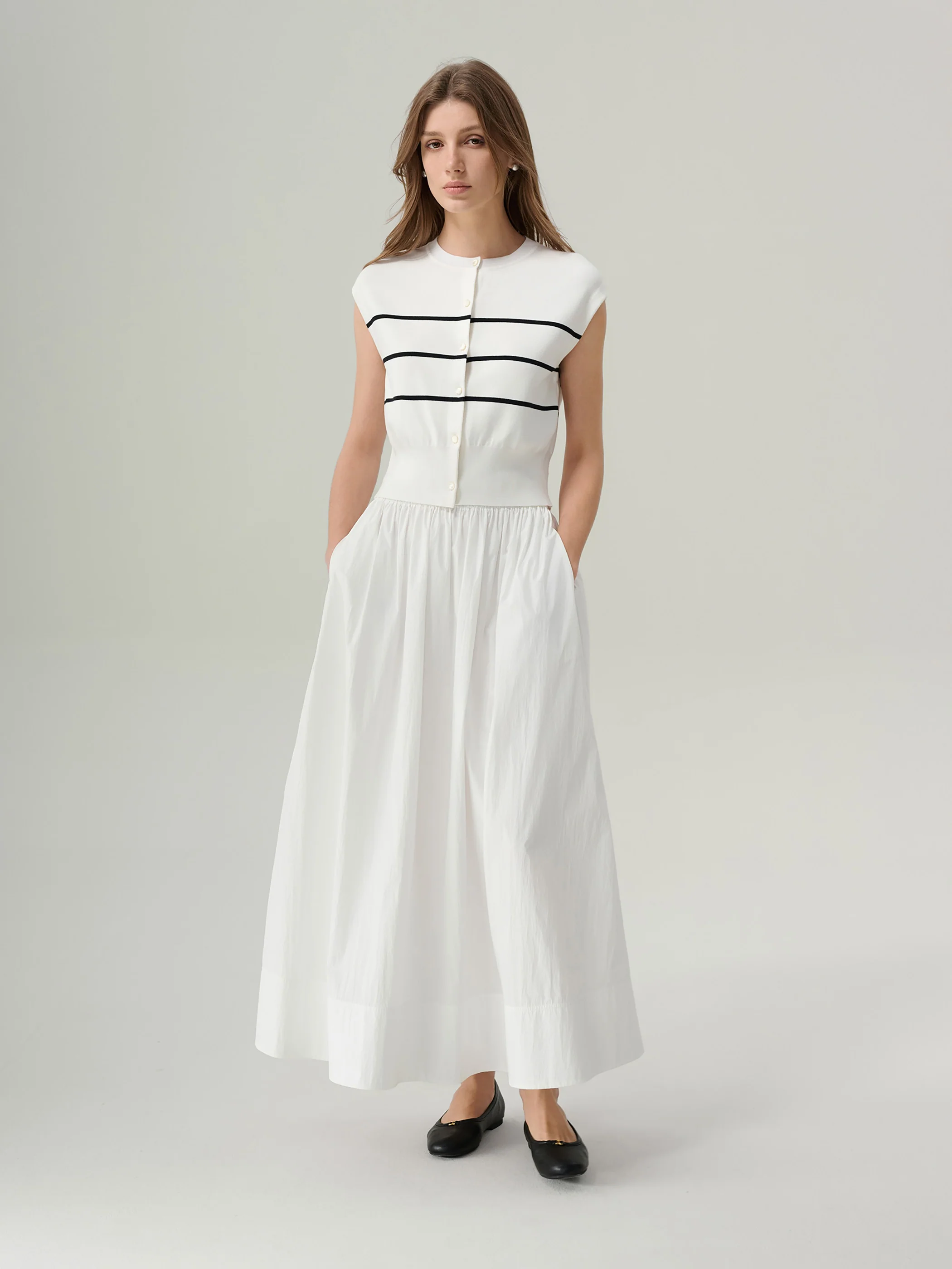Effie Cotton Midi Skirt