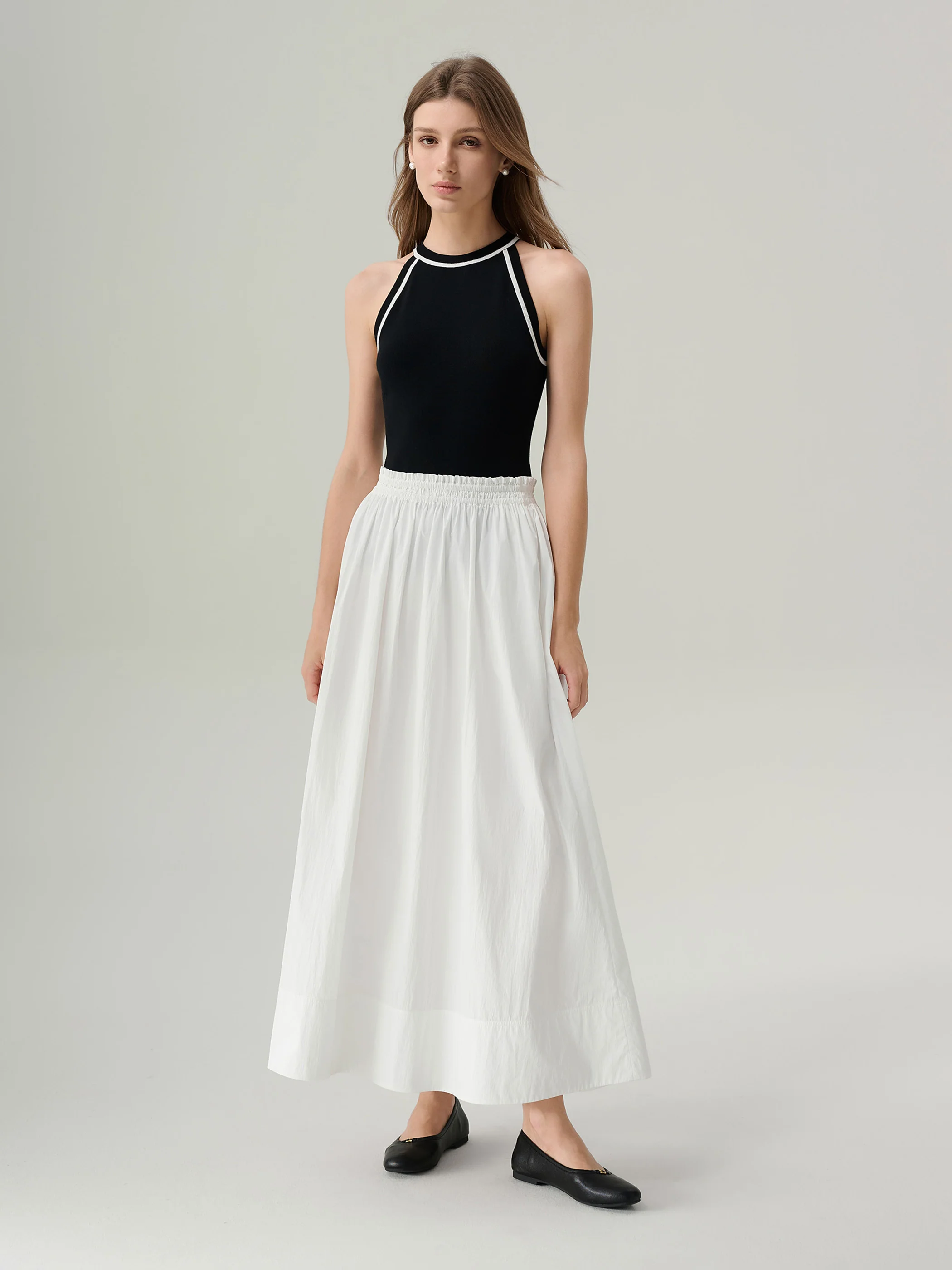 Effie Cotton Midi Skirt - Image 2