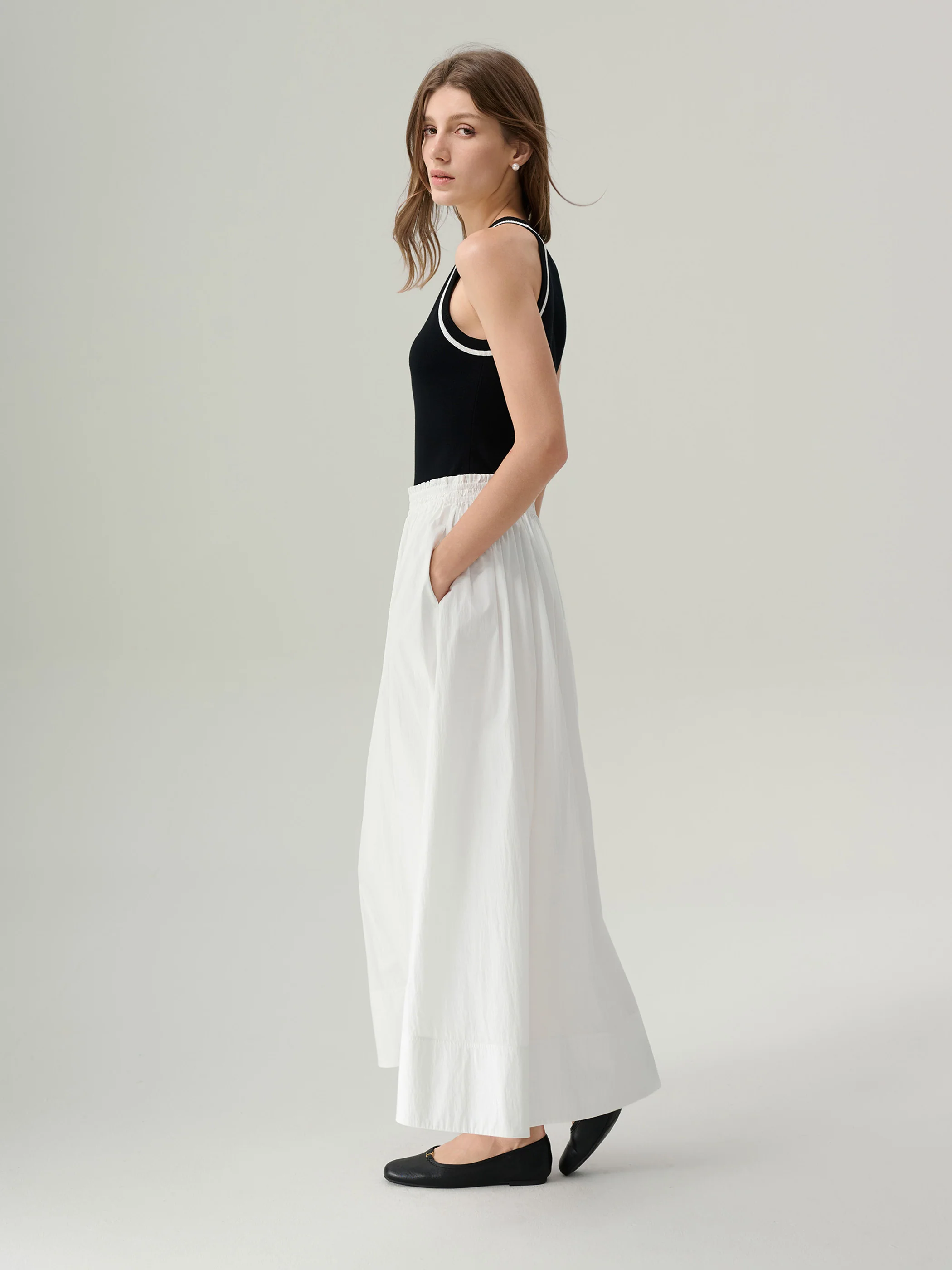 Effie Cotton Midi Skirt - Image 3