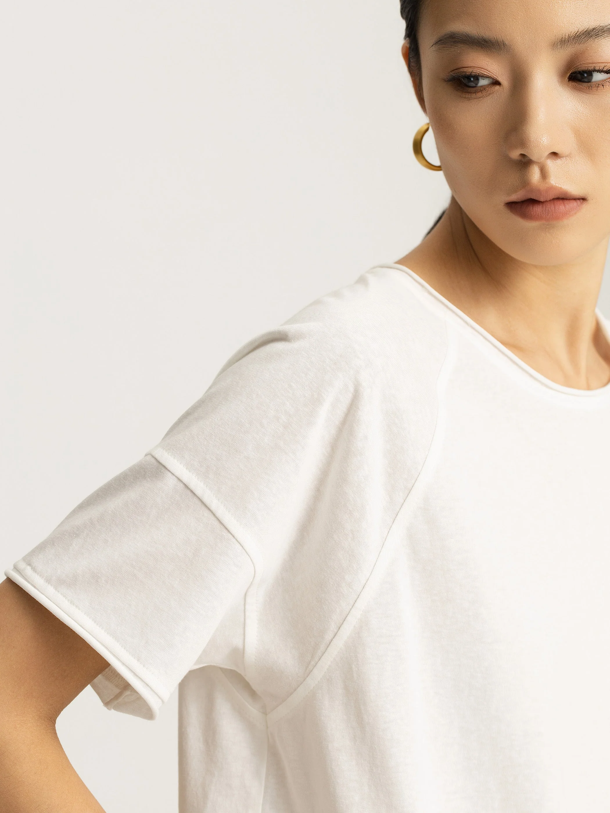 Elara Cotton Raglan Tee - Image 3