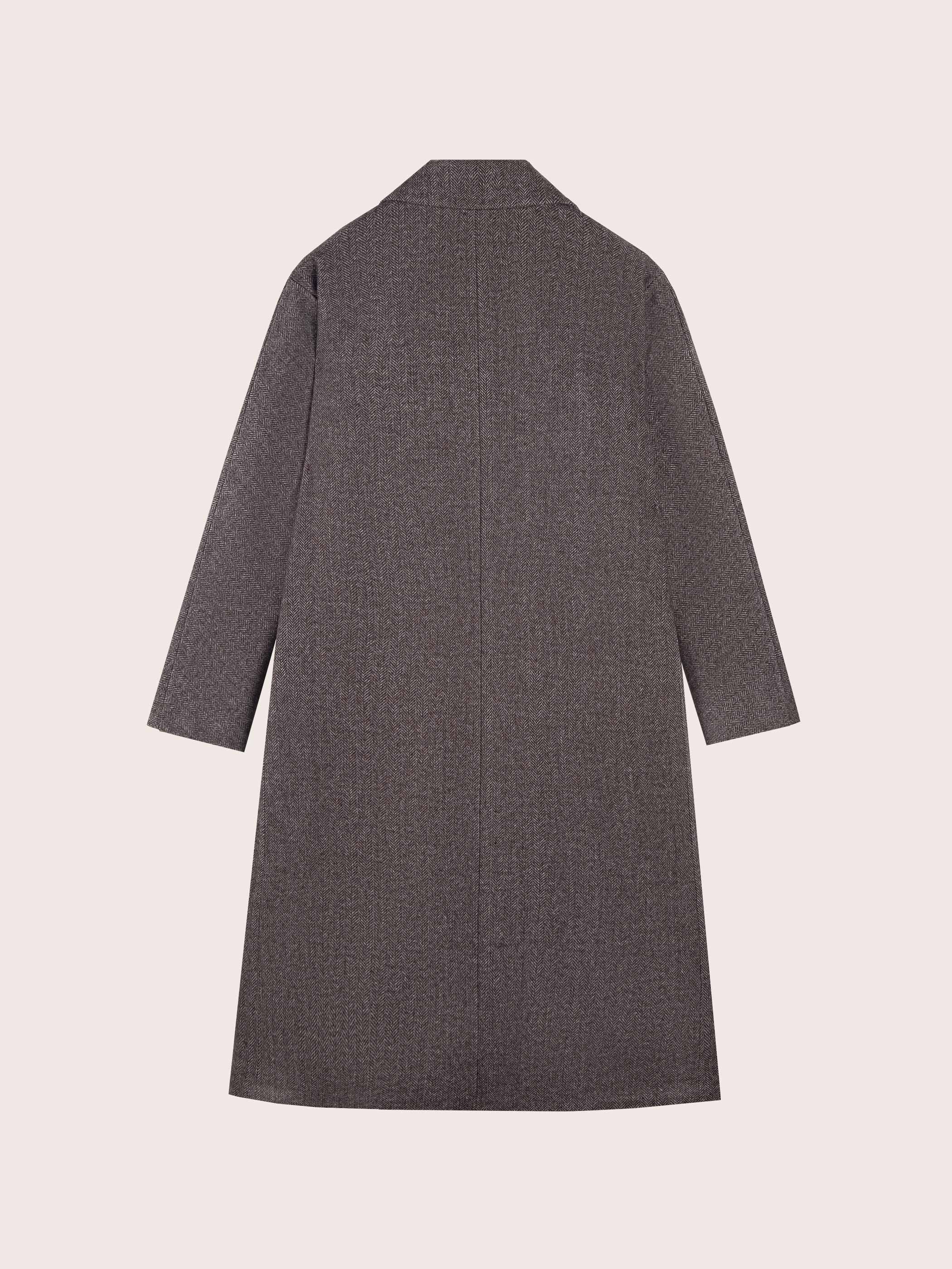 ELARA DOUBLE BREASTED WOOL COAT - Image 12