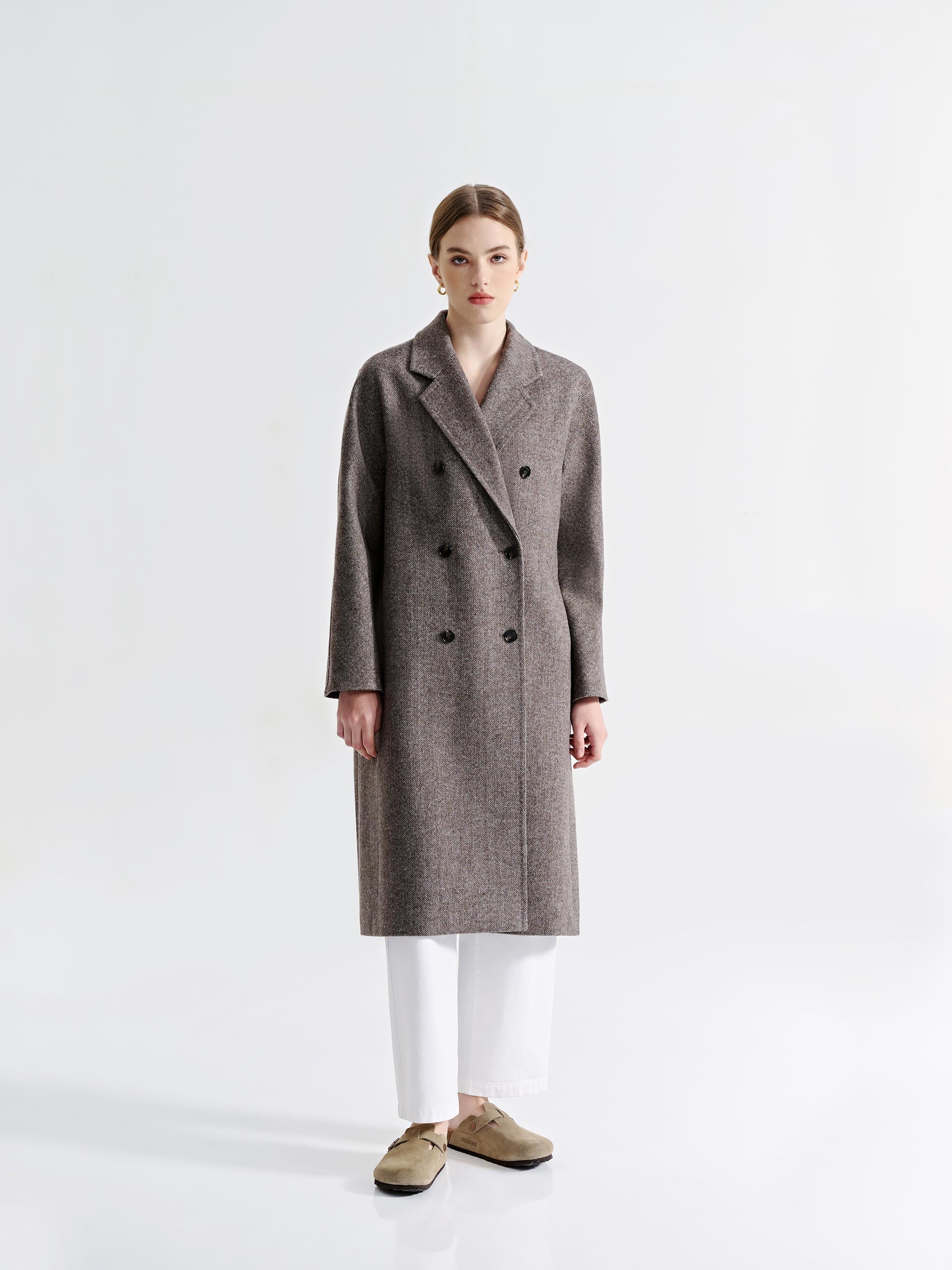 ELARA DOUBLE BREASTED WOOL COAT - Image 3