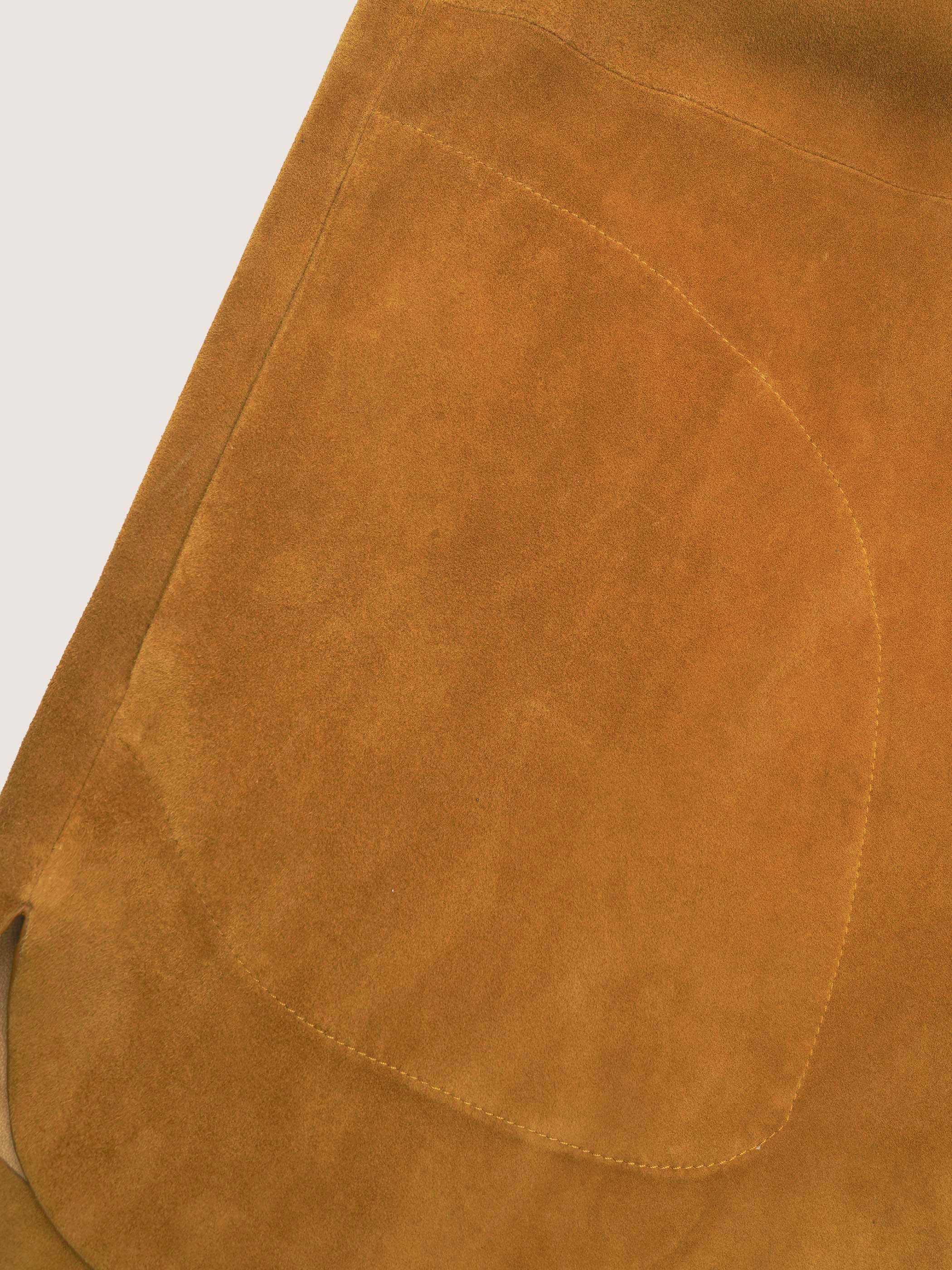 Elara Lambskin Suede Shacket - Image 10