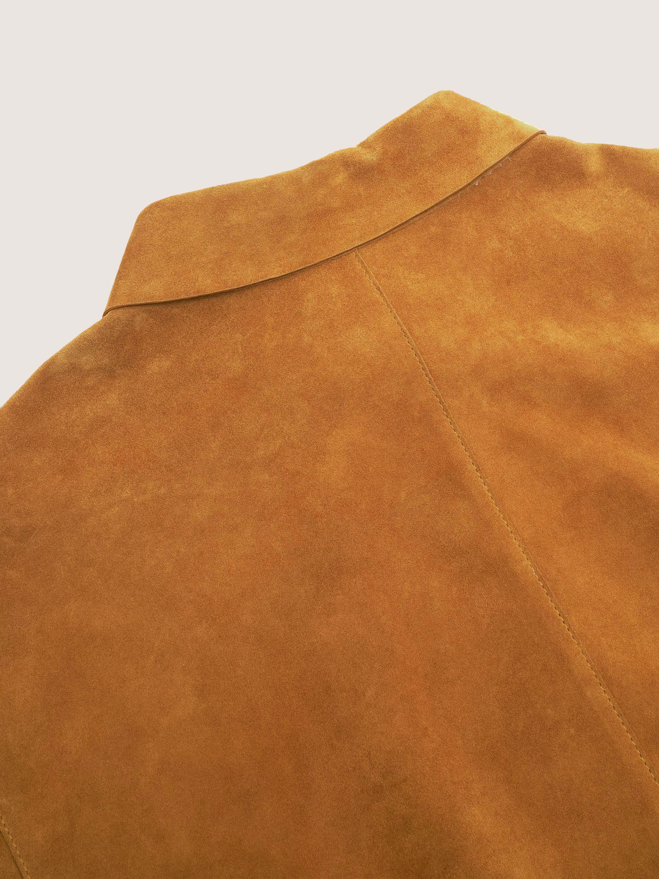 Elara Lambskin Suede Shacket - Image 13