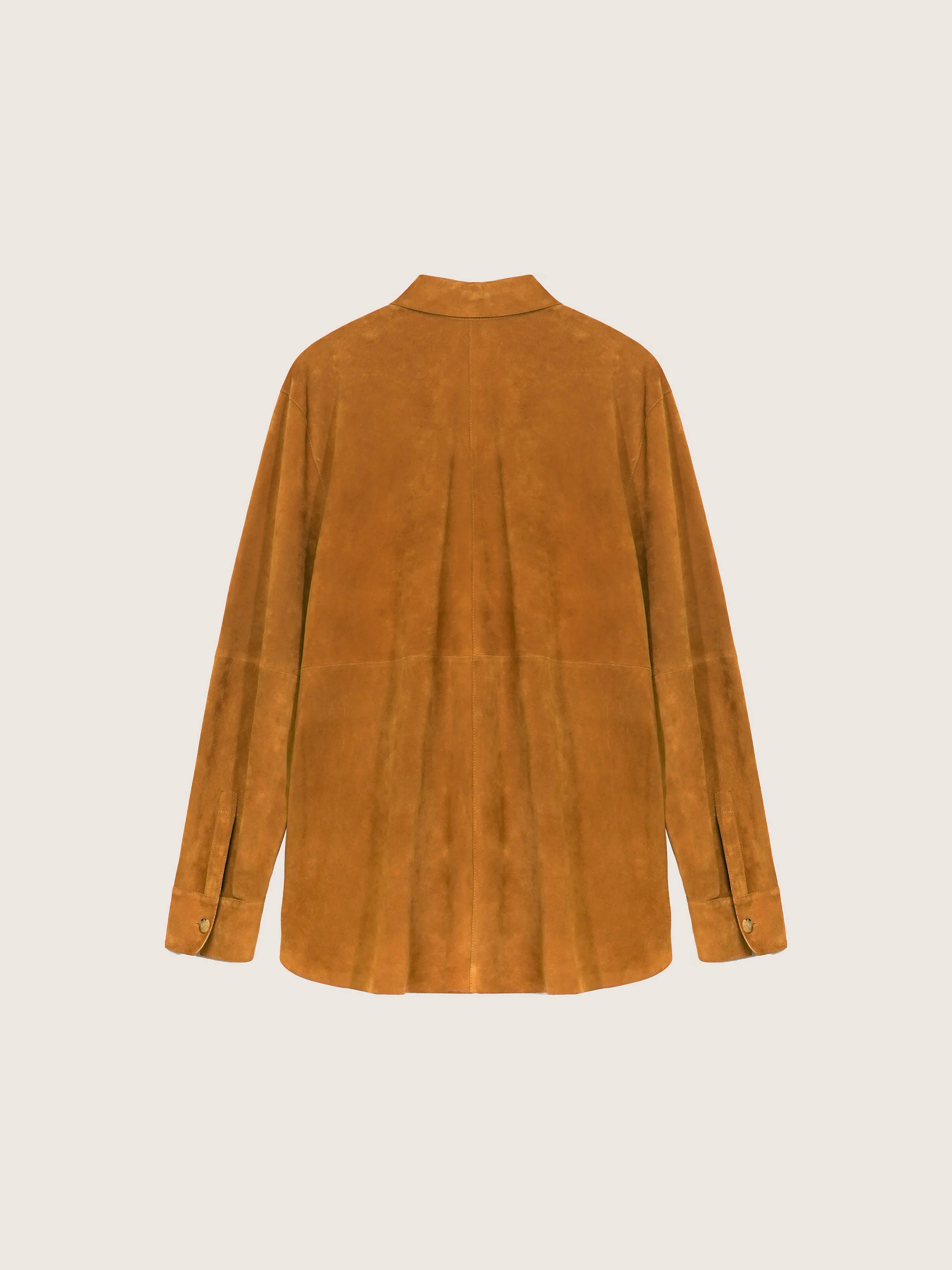 Elara Lambskin Suede Shacket - Image 6