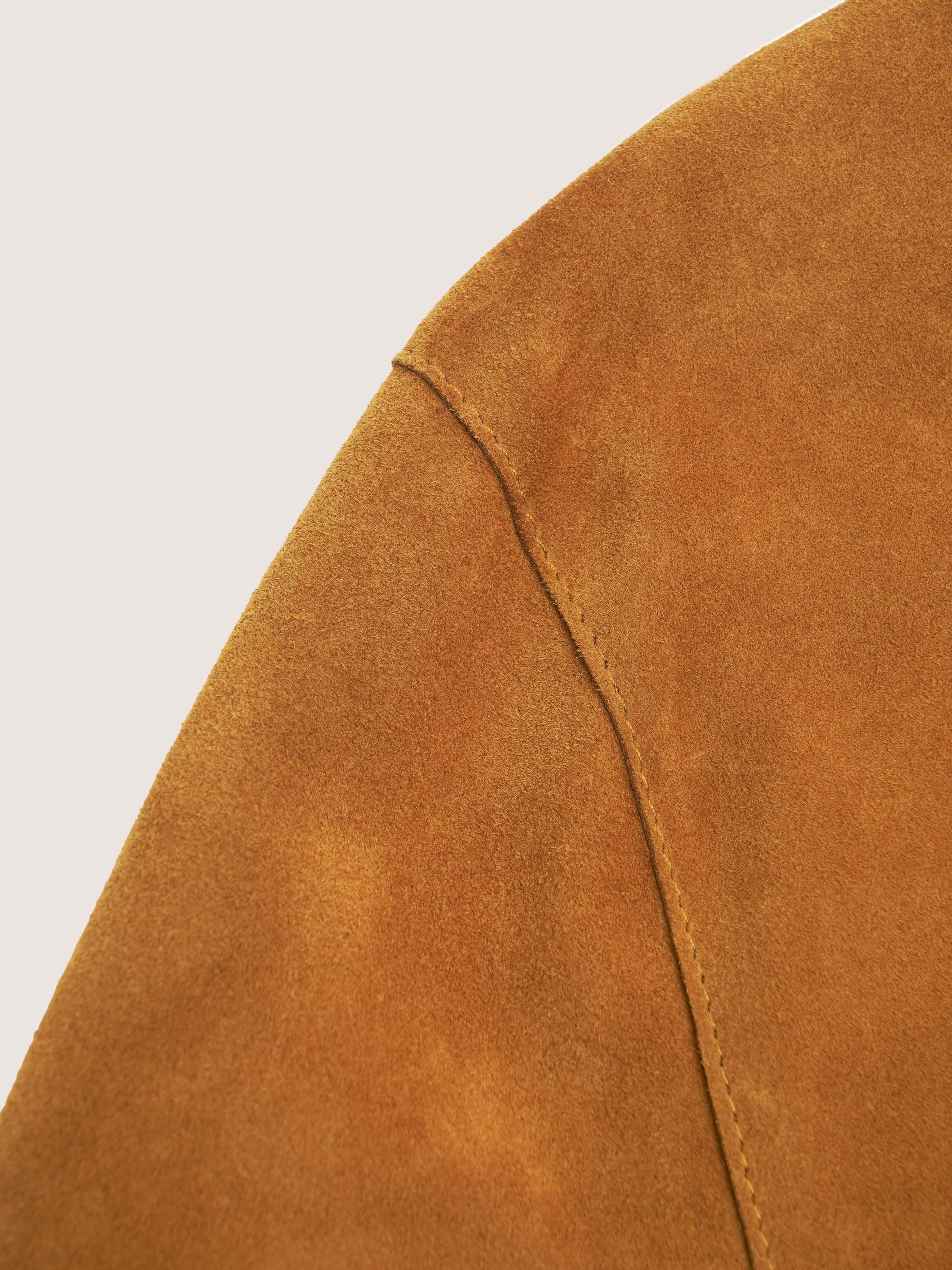 Elara Lambskin Suede Shacket - Image 8