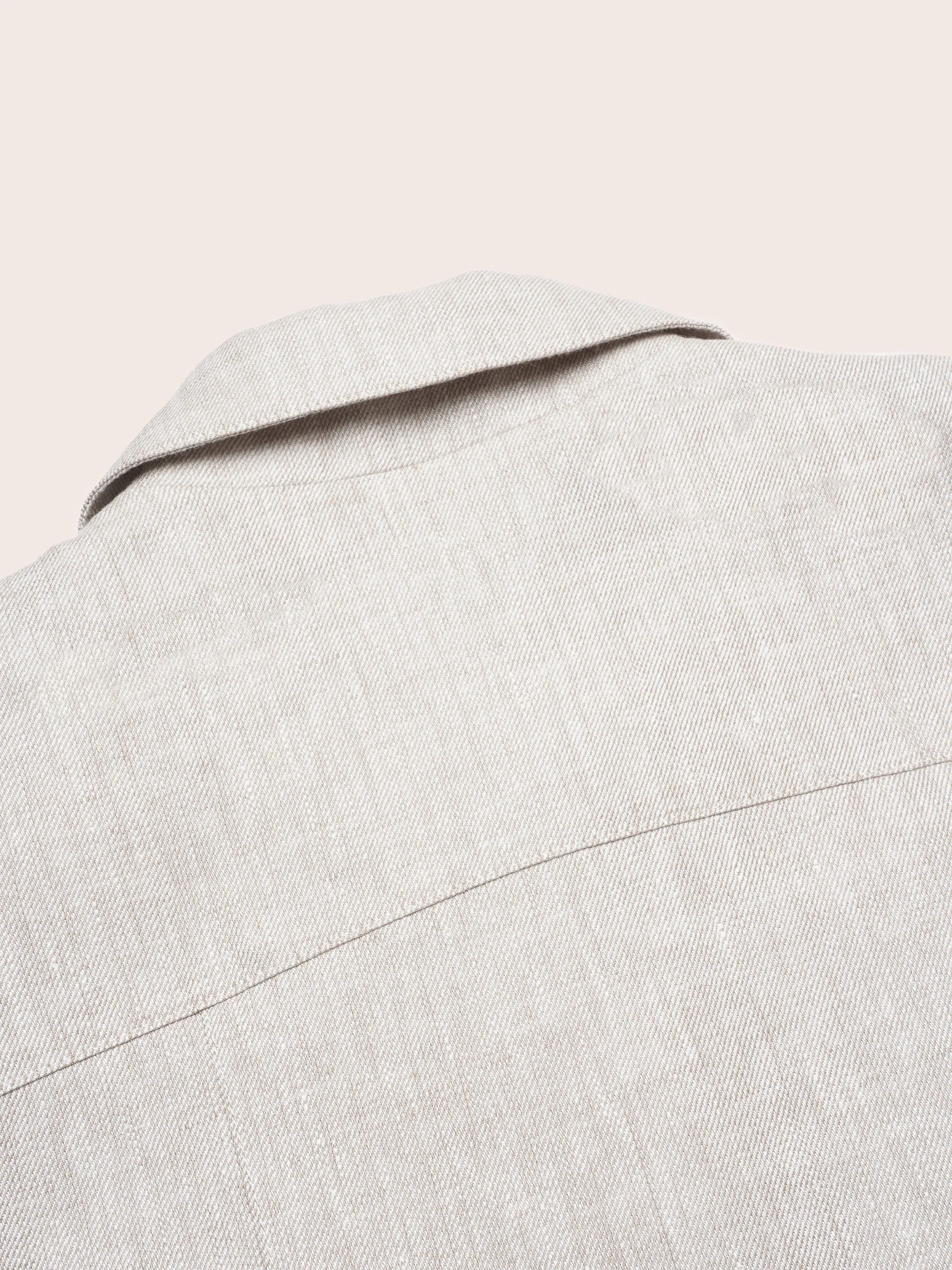 Elia Cropped Linen Jacket - Image 13