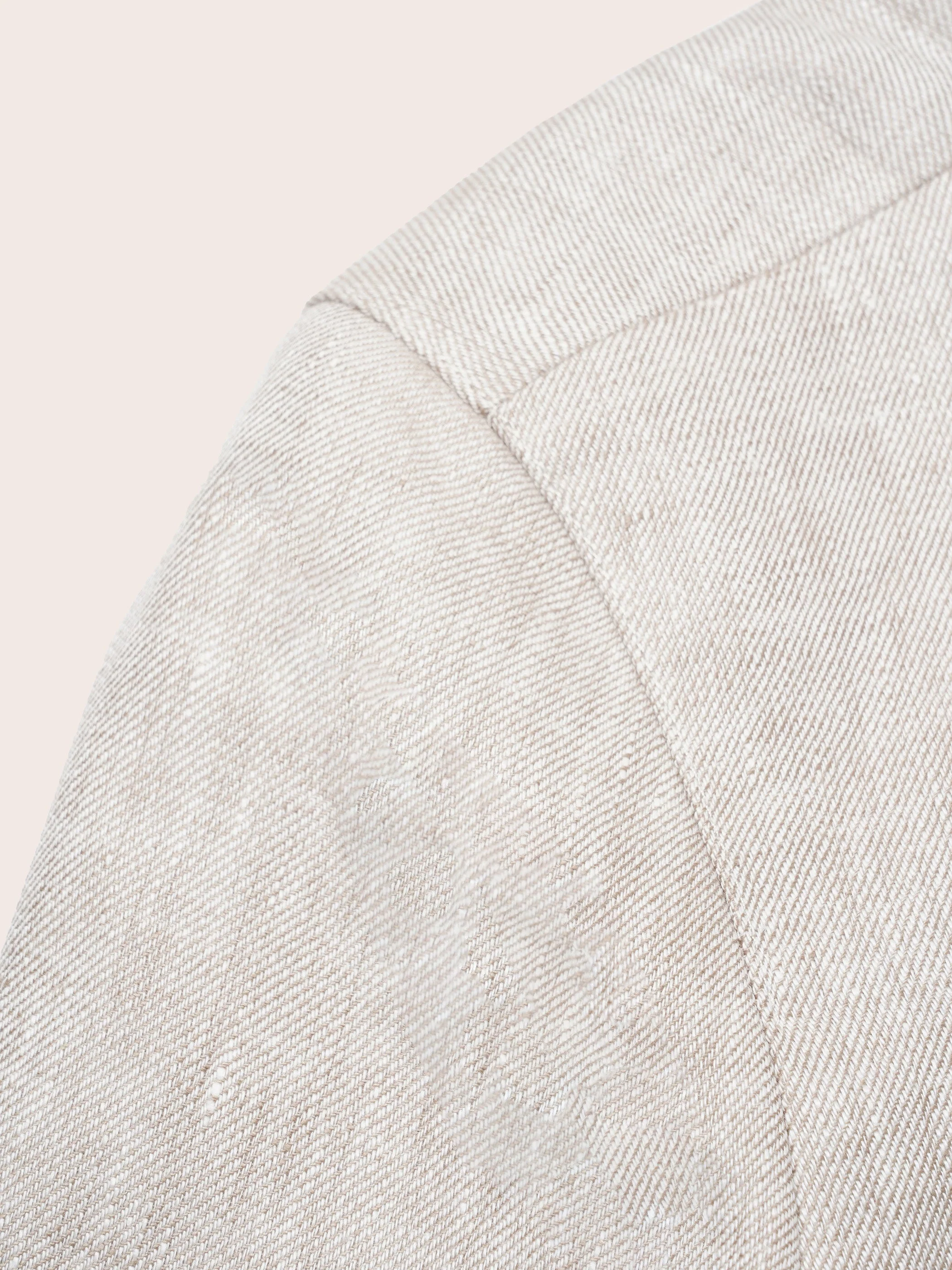 Elia Cropped Linen Jacket - Image 8