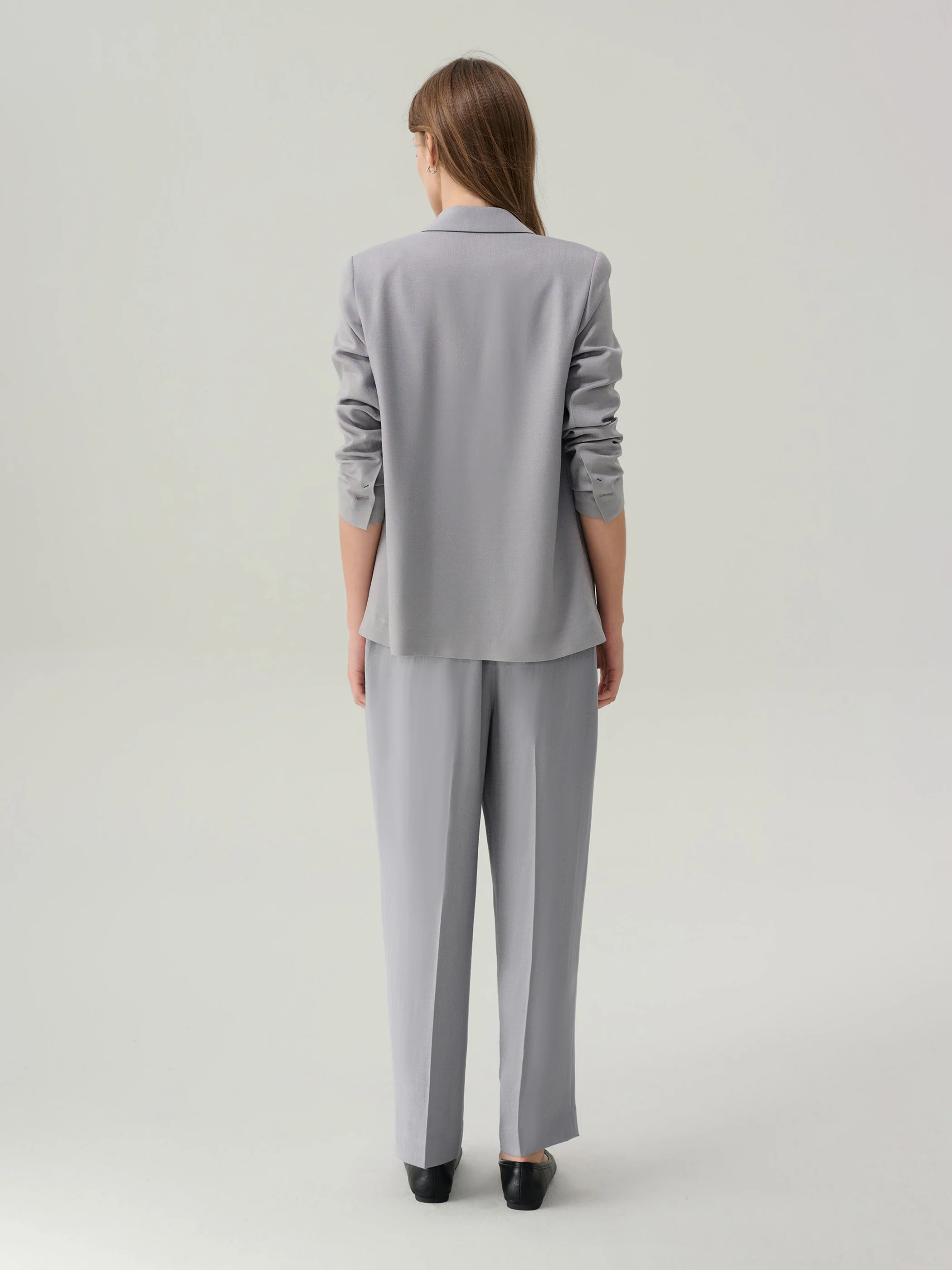 Elizabeth Rock Grey Suit Jacket - Image 4