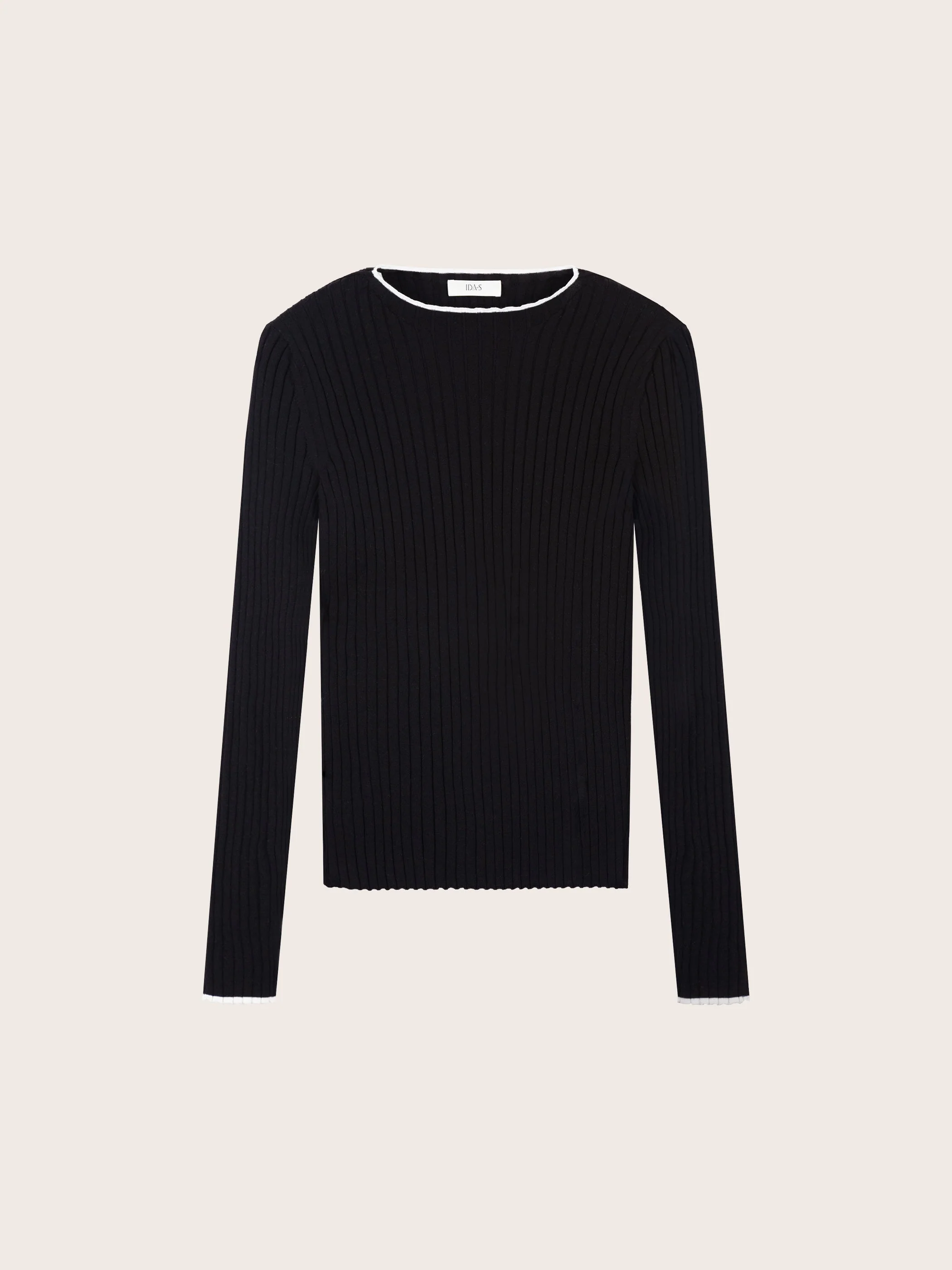 EVY LONG SLEEVE WOOL RIB KNIT - Image 7