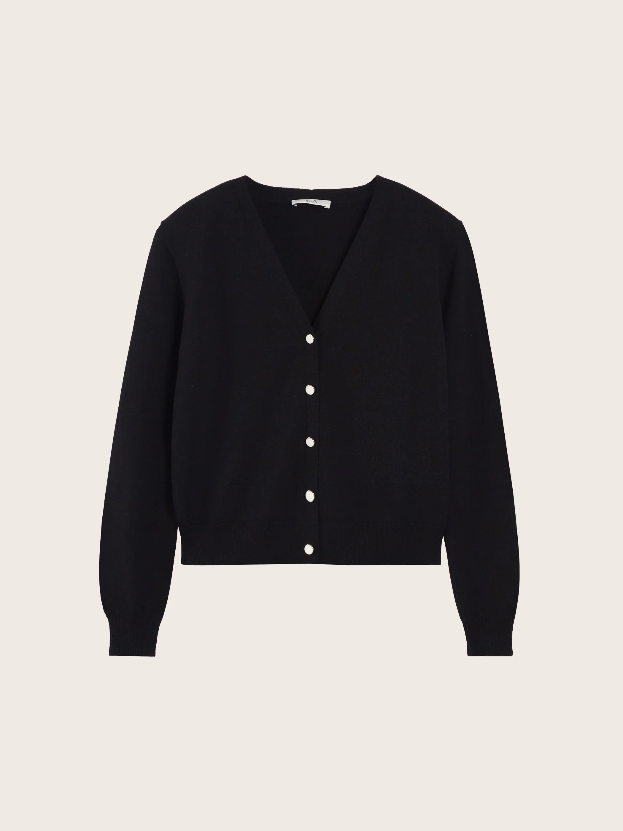 FLORENCE MERINO BUTTON FRONT CARDIGAN - Image 7