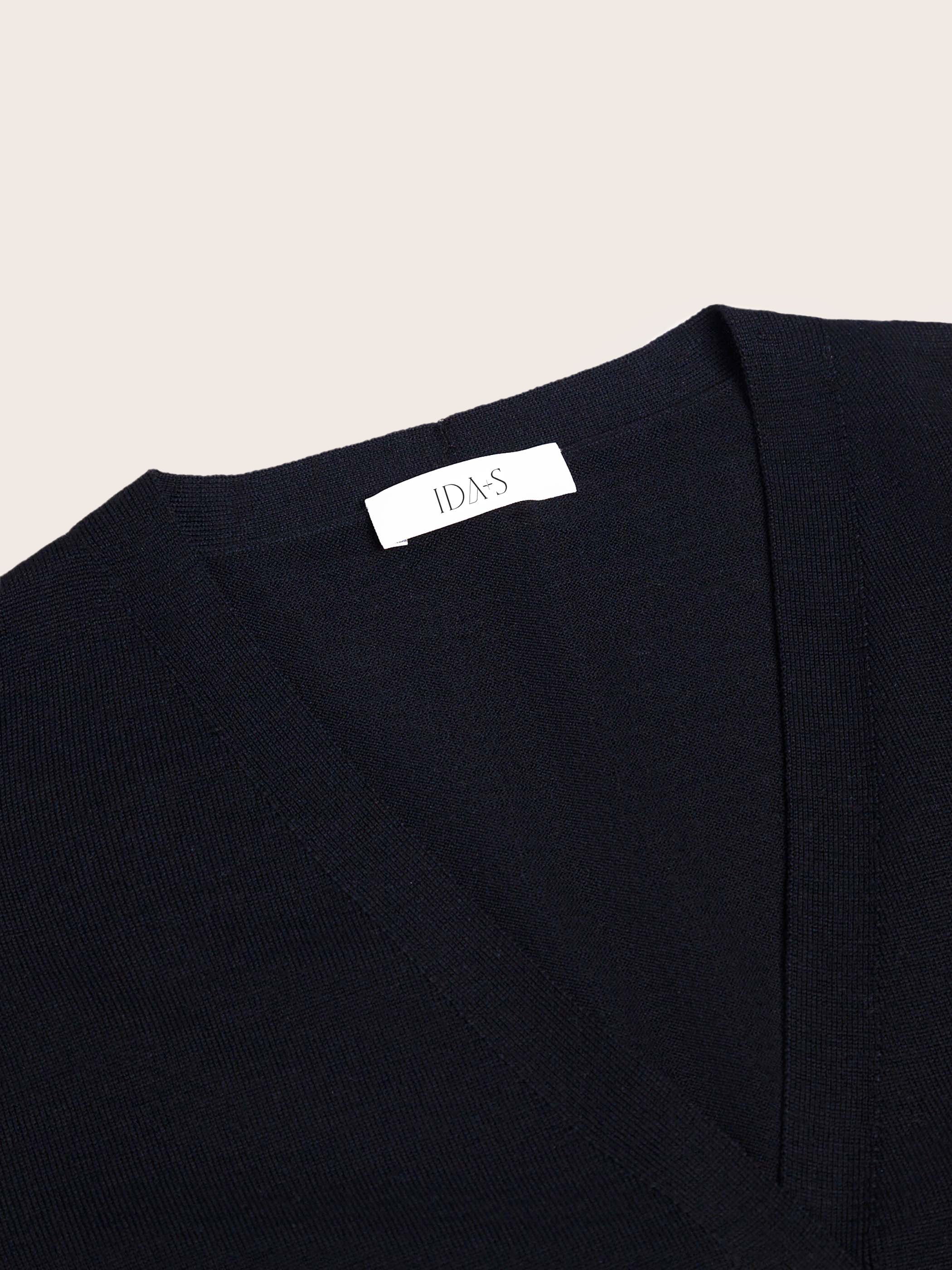 FLORENCE MERINO BUTTON FRONT CARDIGAN - Image 9