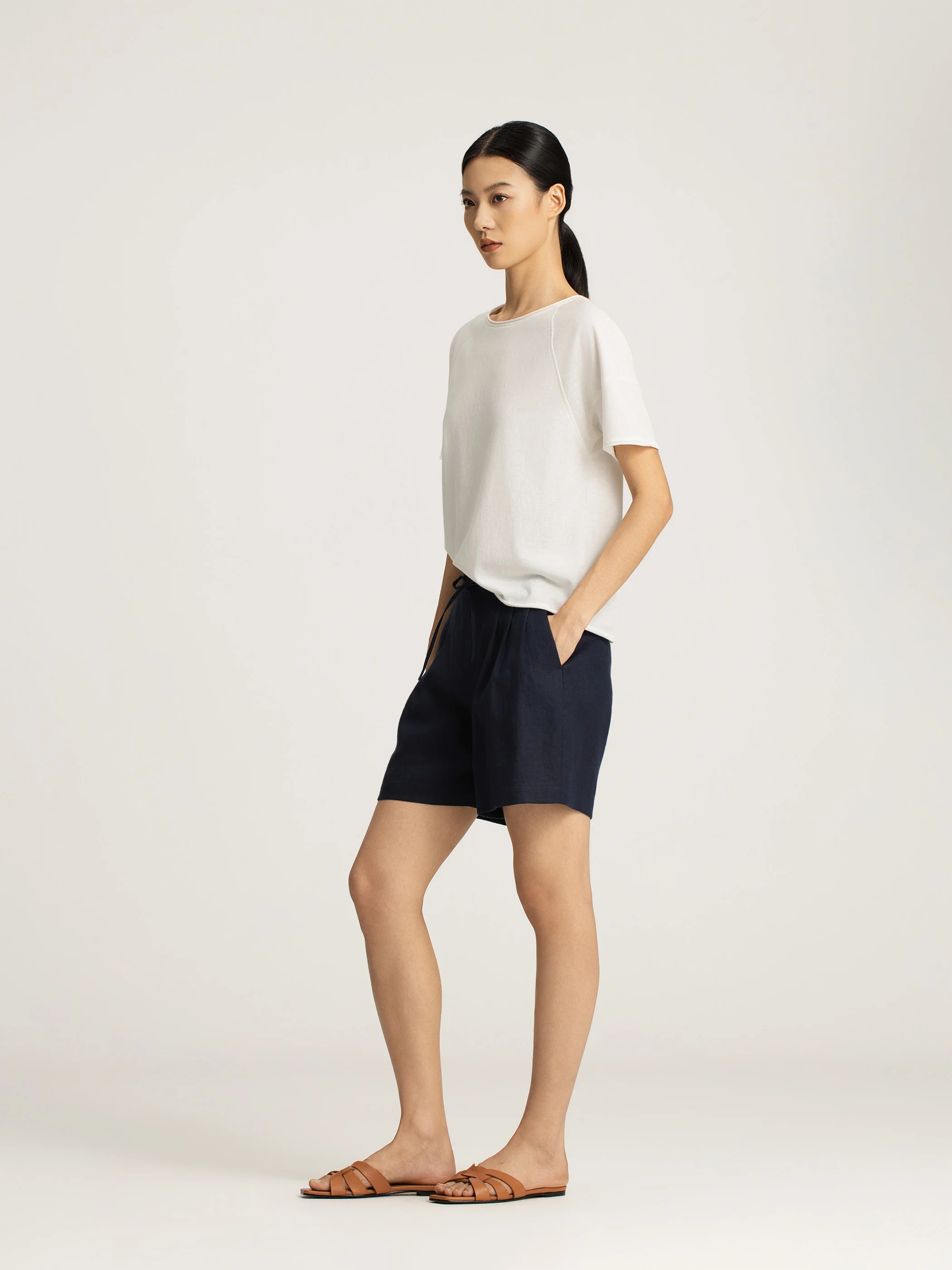 Frances Linen Shorts - Image 5