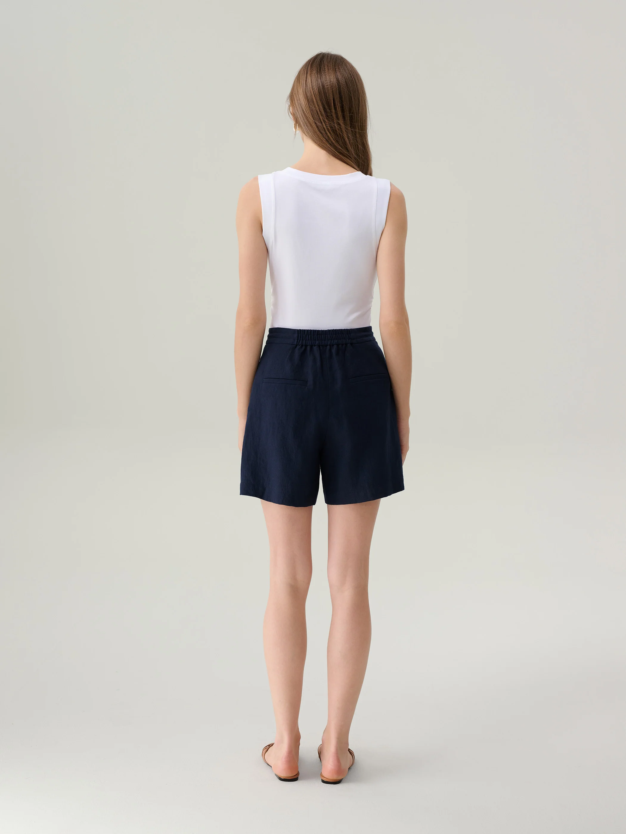Frances Linen Shorts - Image 7