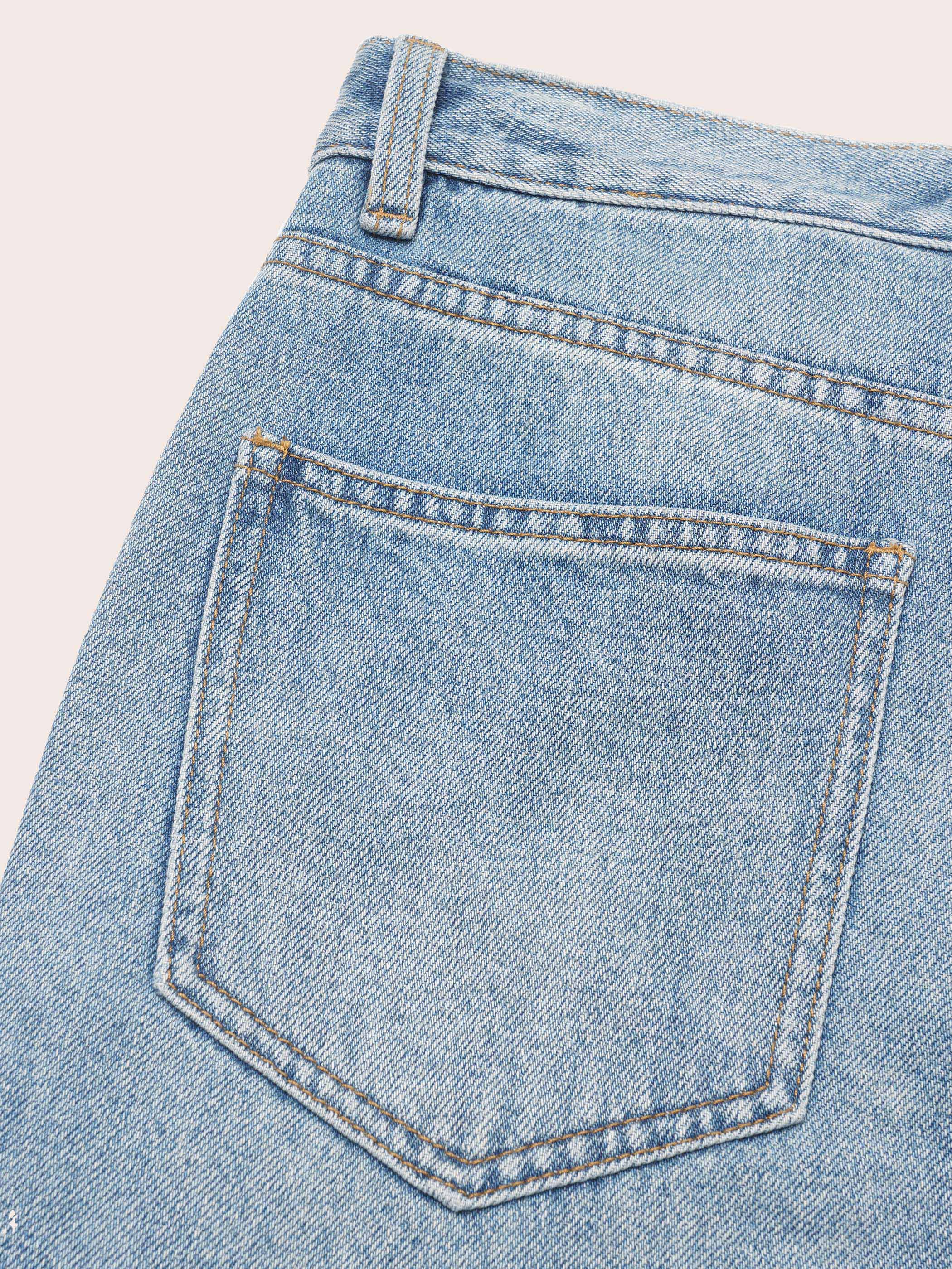 Freya Indigo Cotton Denim Jeans - Image 12