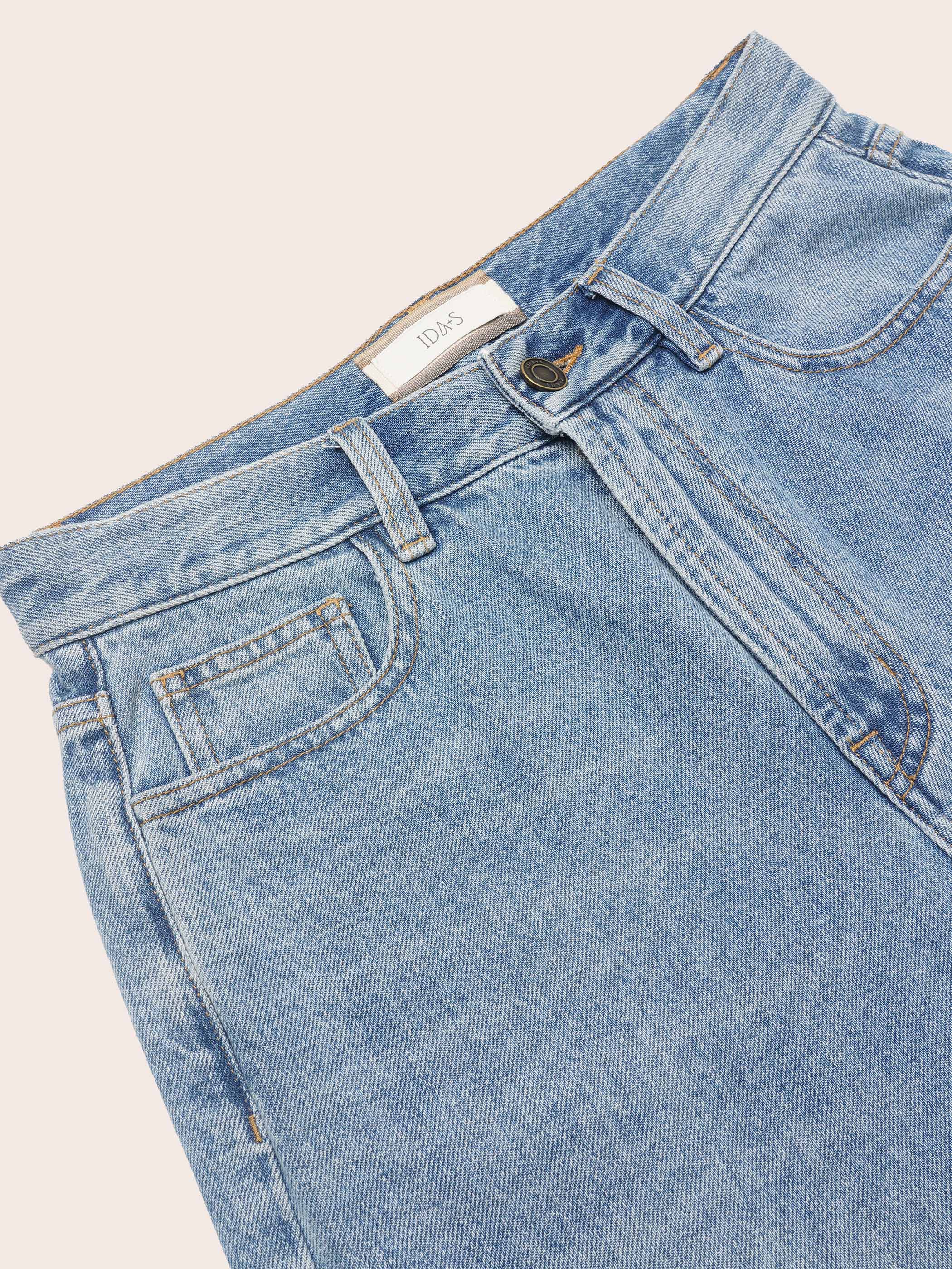 Freya Indigo Cotton Denim Jeans - Image 7