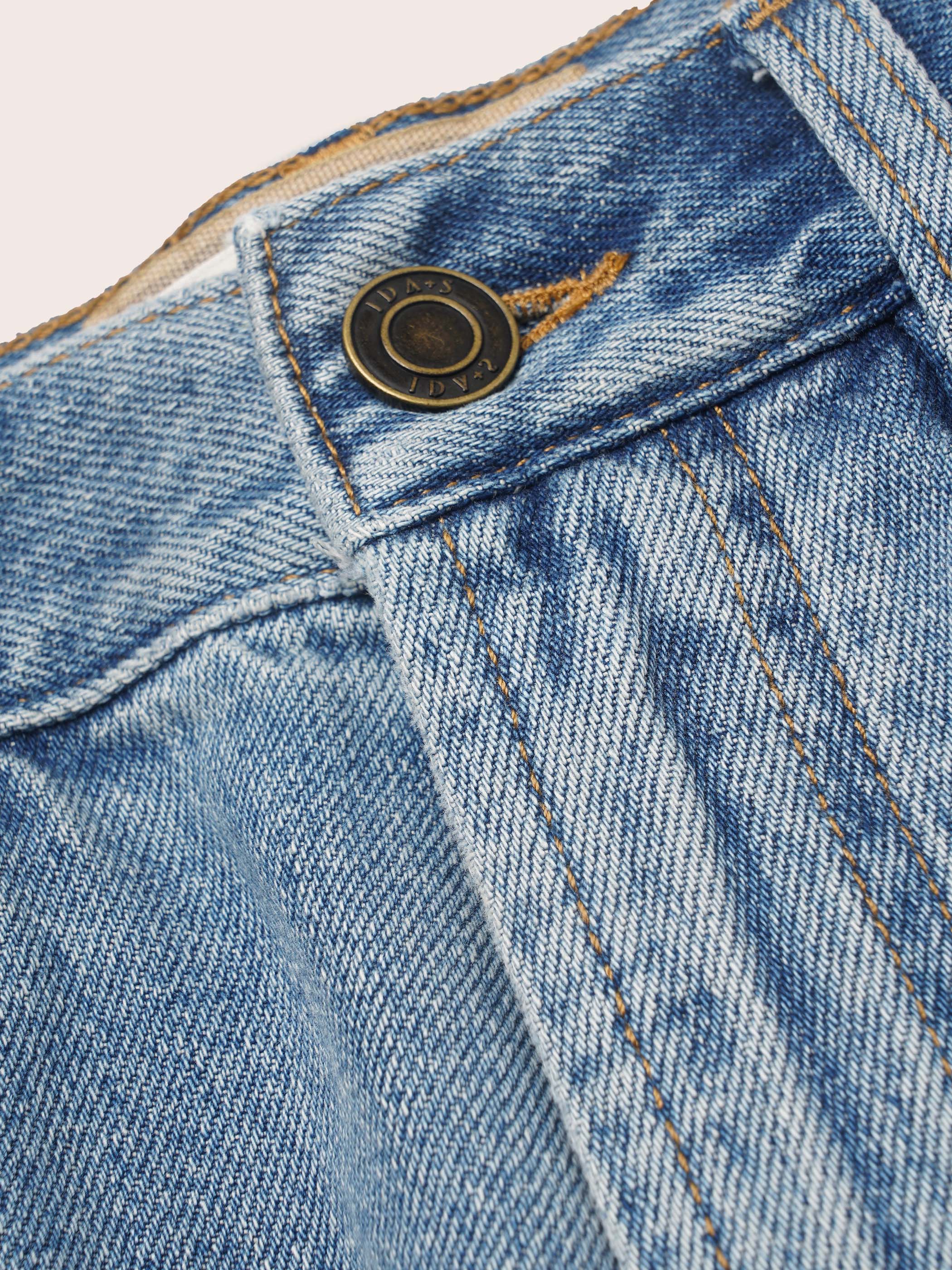 Freya Indigo Cotton Denim Jeans - Image 8